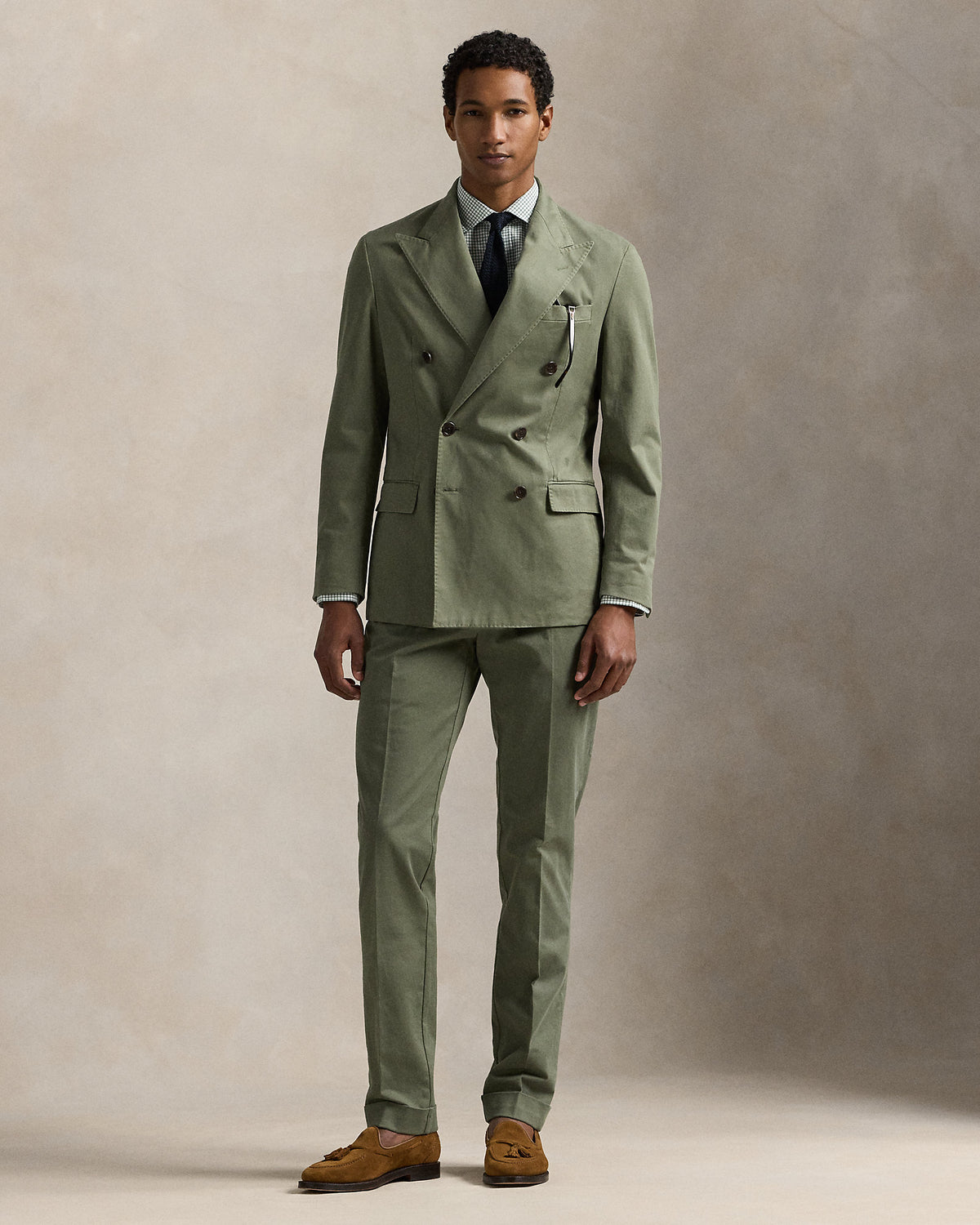 Ralph Lauren Classic Fit Glen Plaid Poplin Shirt