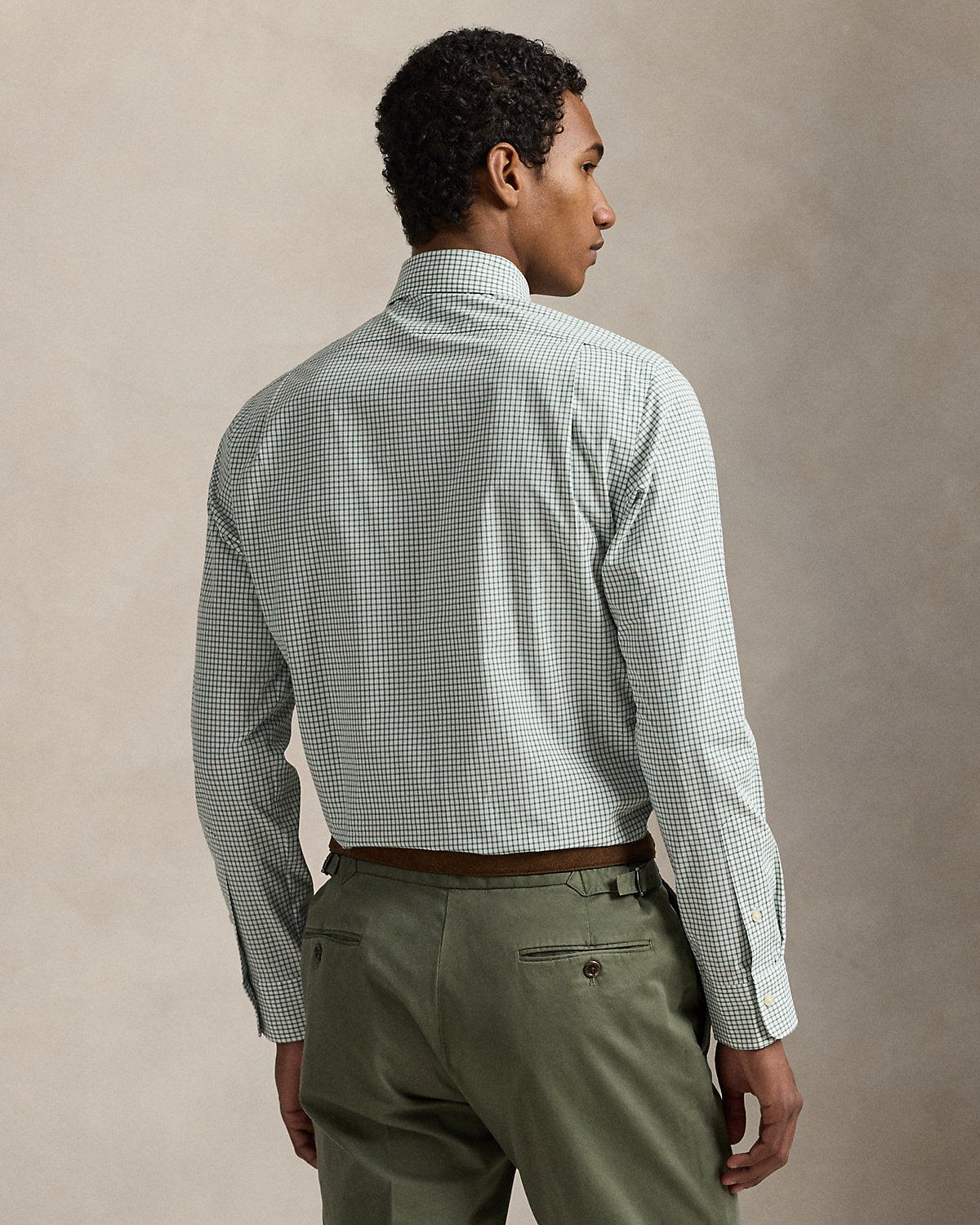 Ralph Lauren Classic Fit Glen Plaid Poplin Shirt