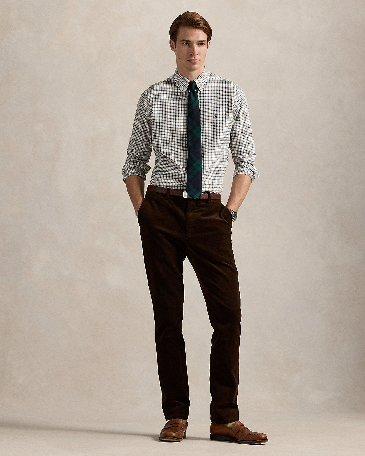 Ralph Lauren Classic Fit Plaid Twill Shirt