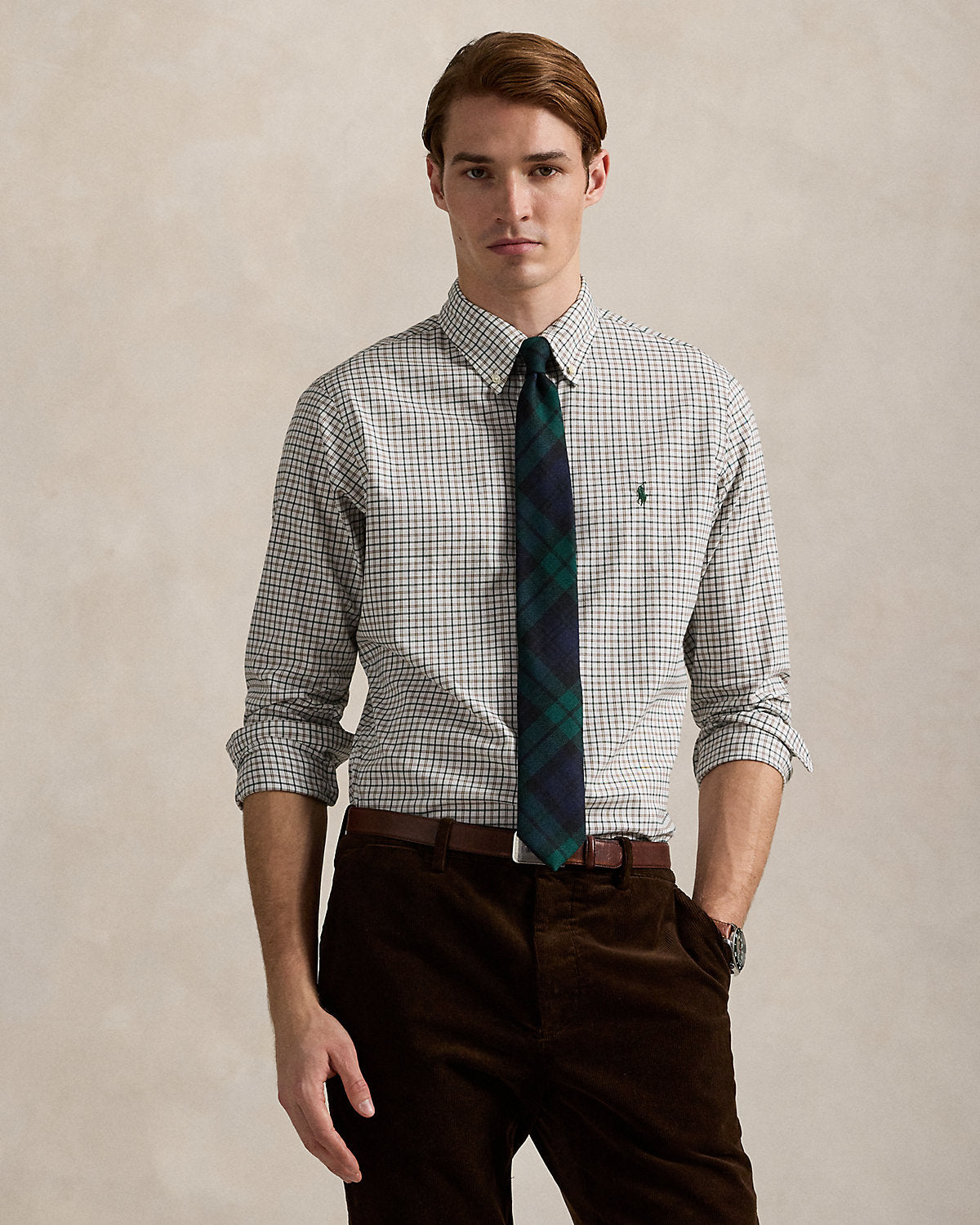 Ralph Lauren Classic Fit Plaid Twill Shirt