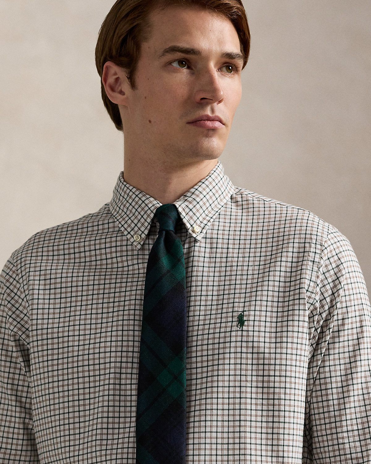 Ralph Lauren Classic Fit Plaid Twill Shirt