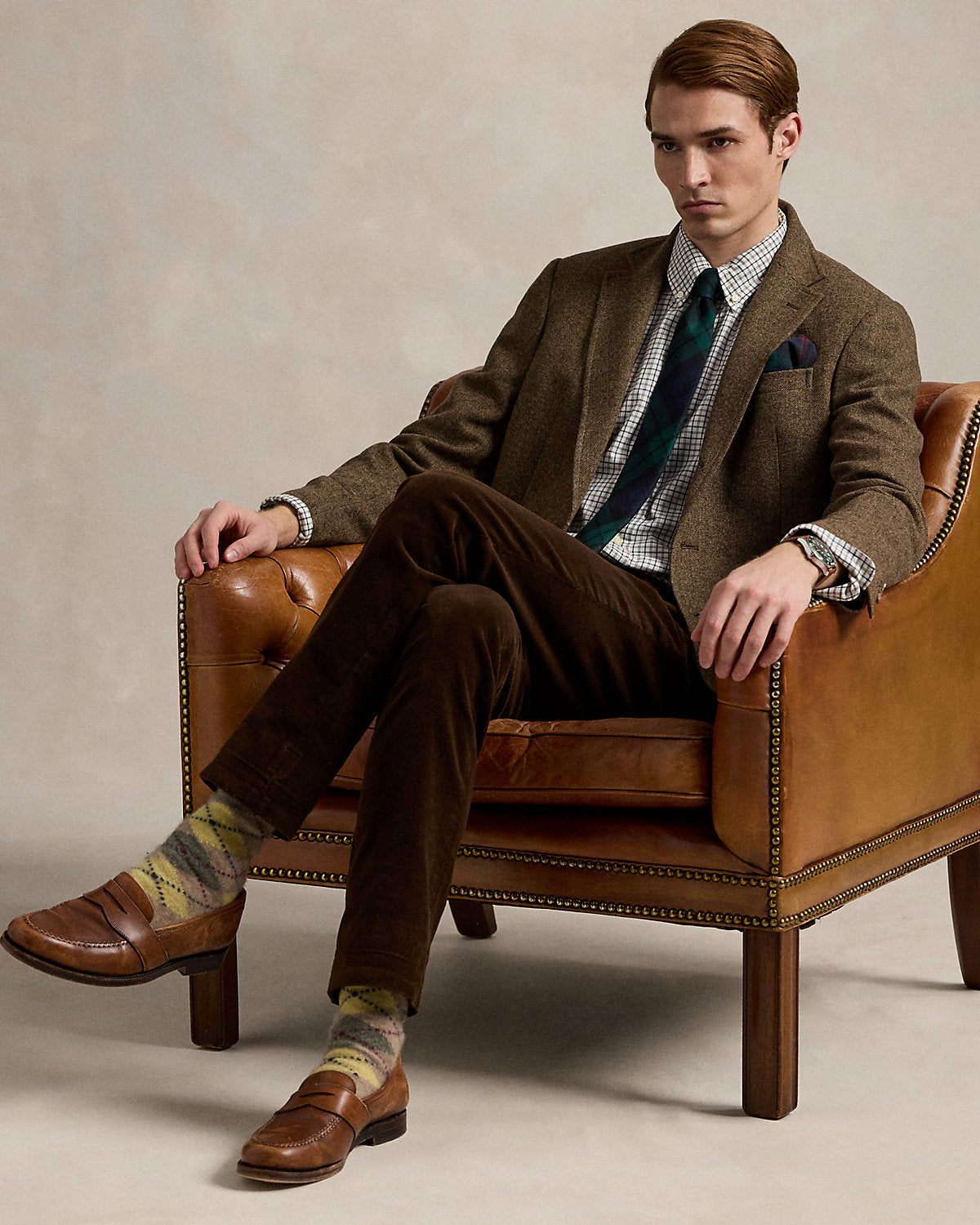 Ralph Lauren Classic Fit Plaid Twill Shirt