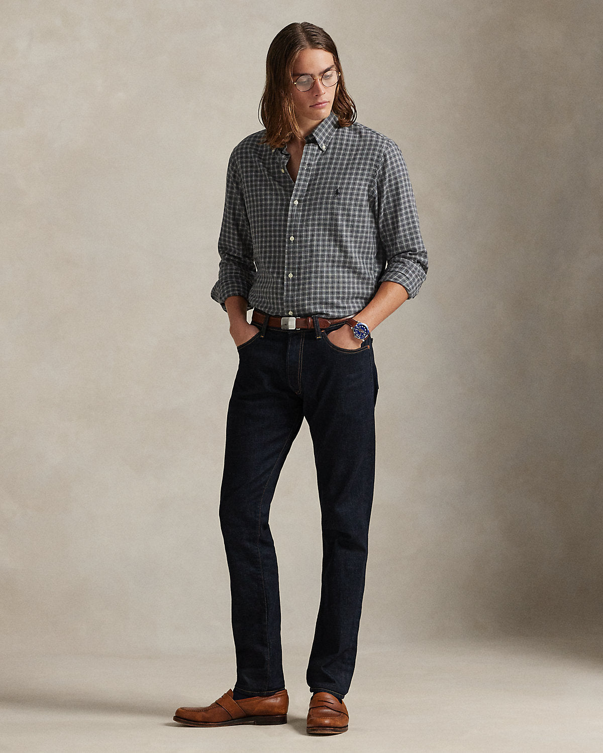 Ralph Lauren Classic Fit Plaid Twill Shirt