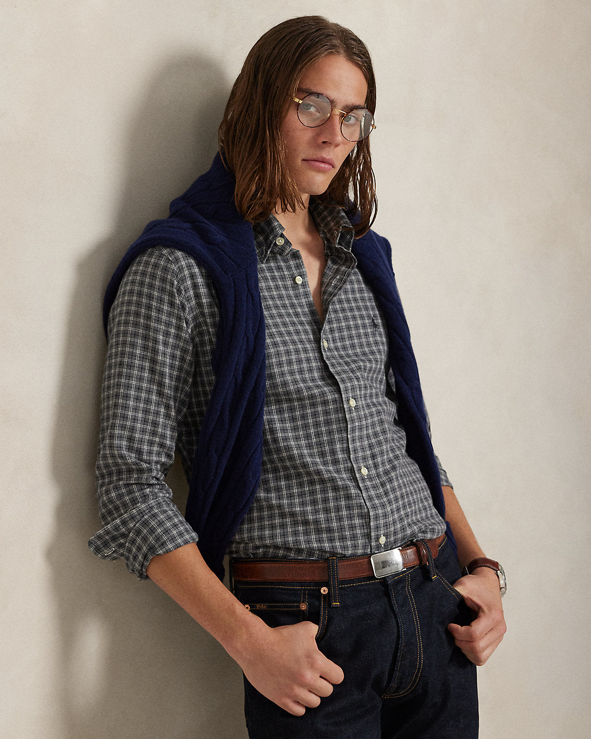 Ralph Lauren Classic Fit Plaid Twill Shirt