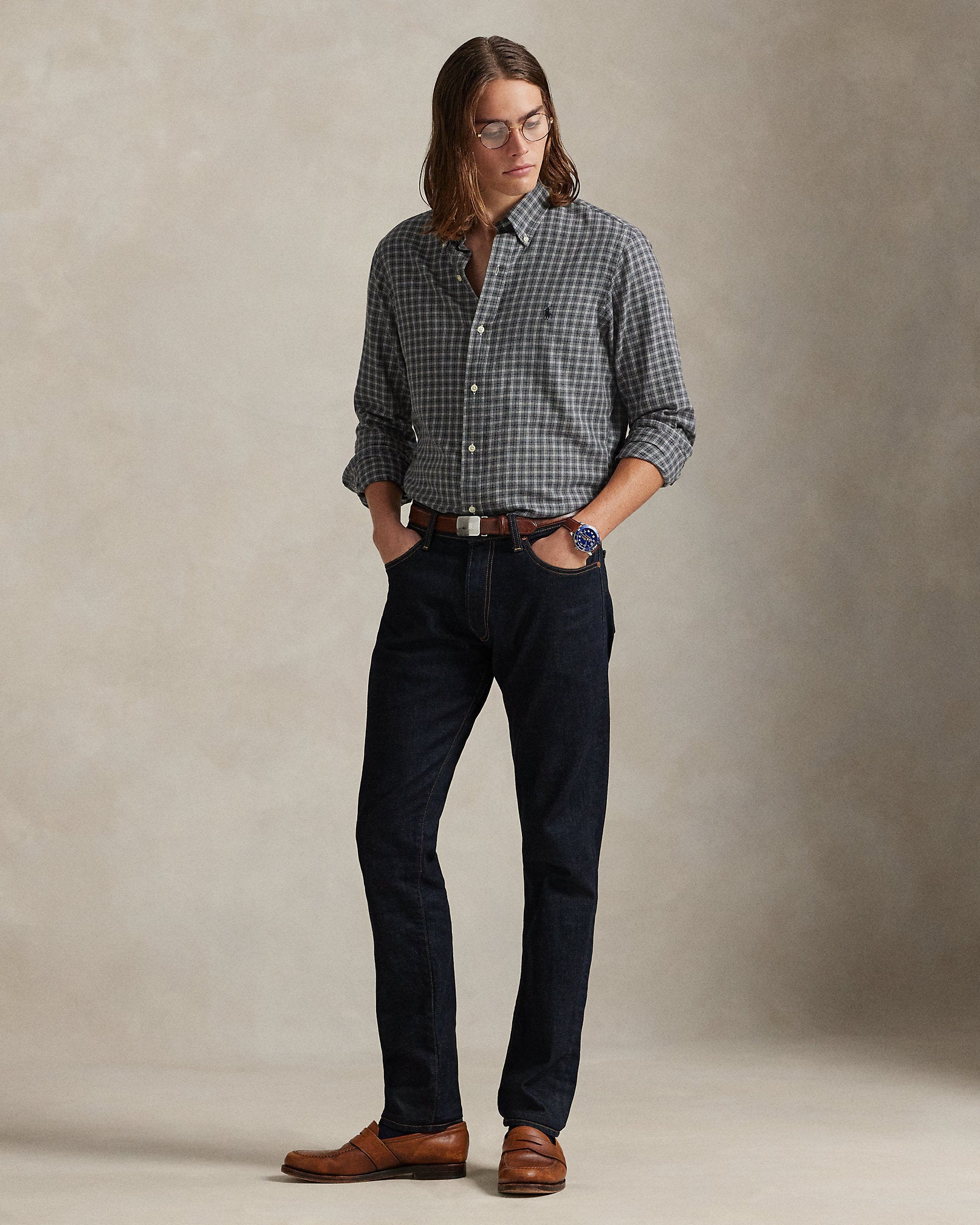 Ralph Lauren Classic Fit Plaid Twill Shirt