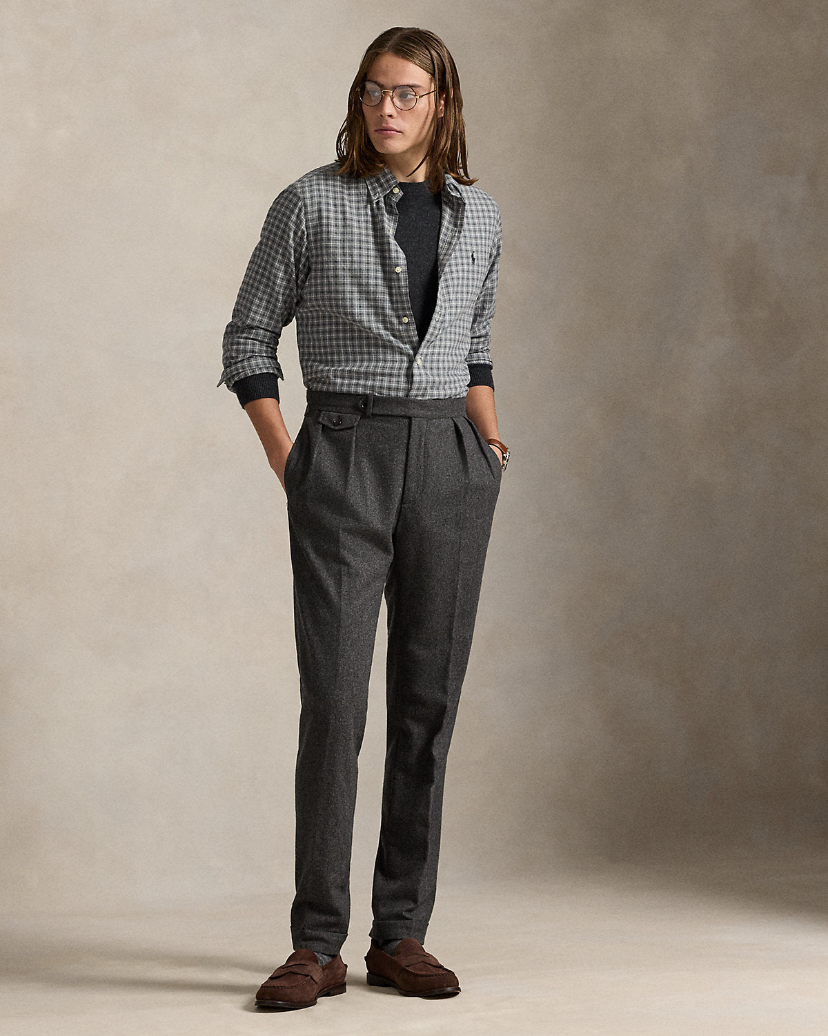 Ralph Lauren Classic Fit Plaid Twill Shirt