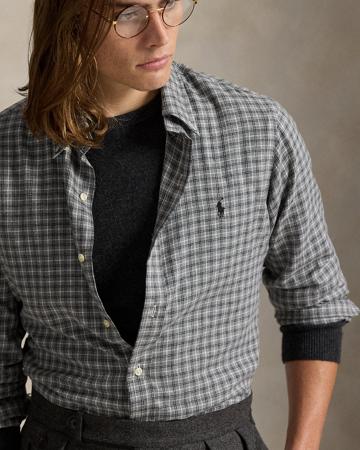 Ralph Lauren Classic Fit Plaid Twill Shirt
