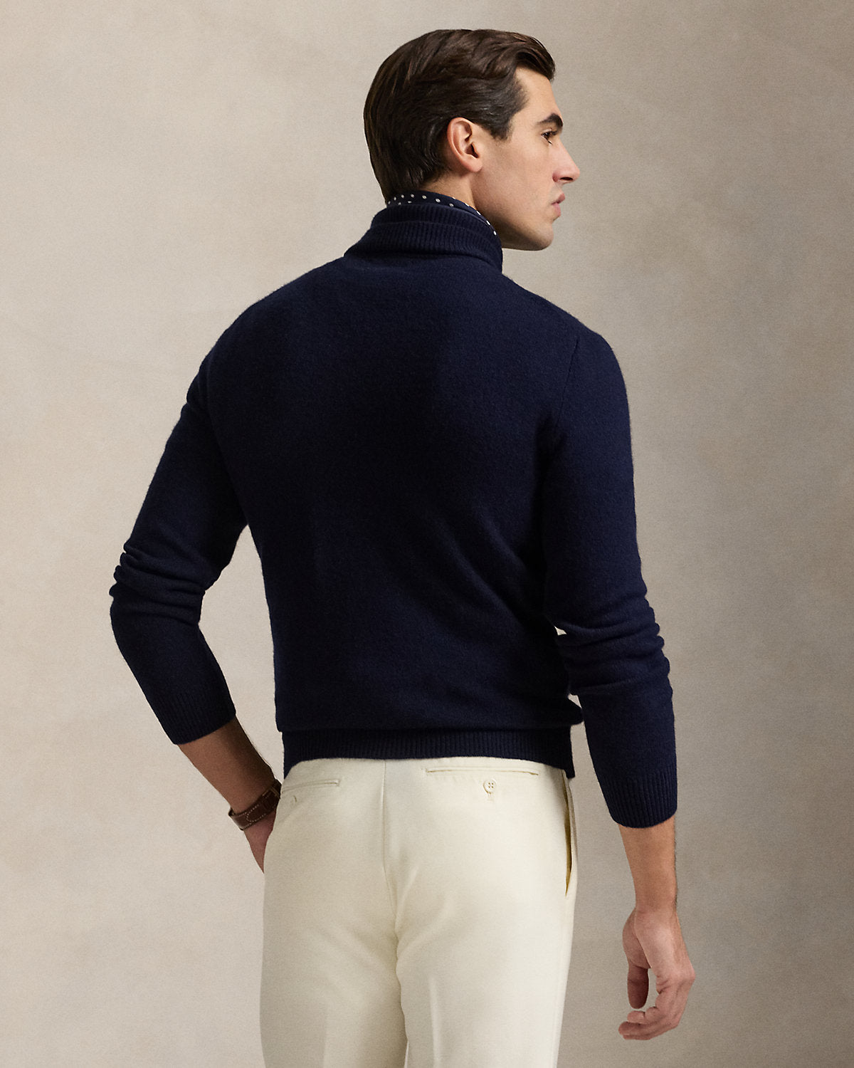 Ralph Lauren WoolCotton Turtleneck Sweater