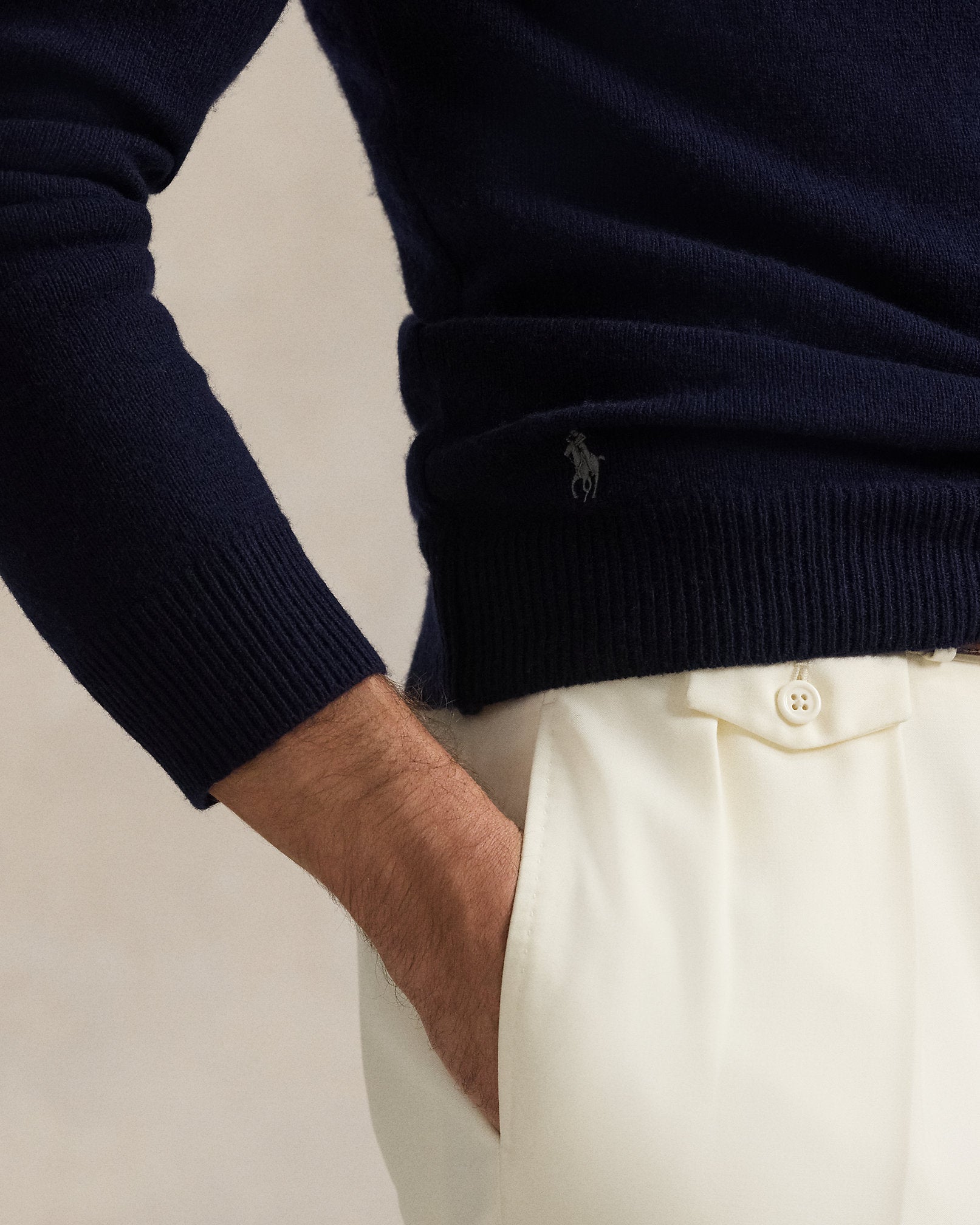 Ralph Lauren WoolCotton Turtleneck Sweater