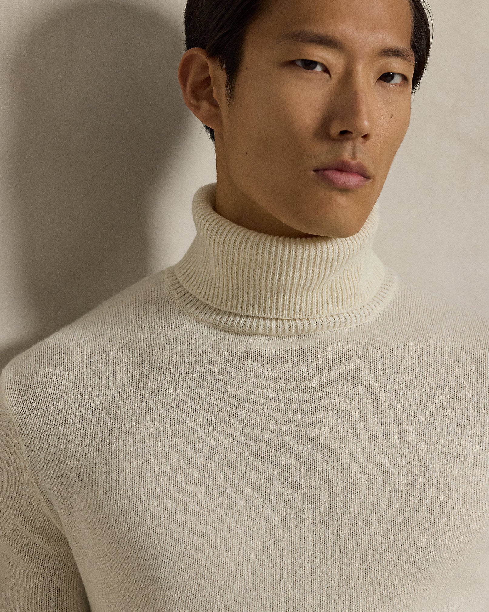 Ralph Lauren WoolCotton Turtleneck Sweater