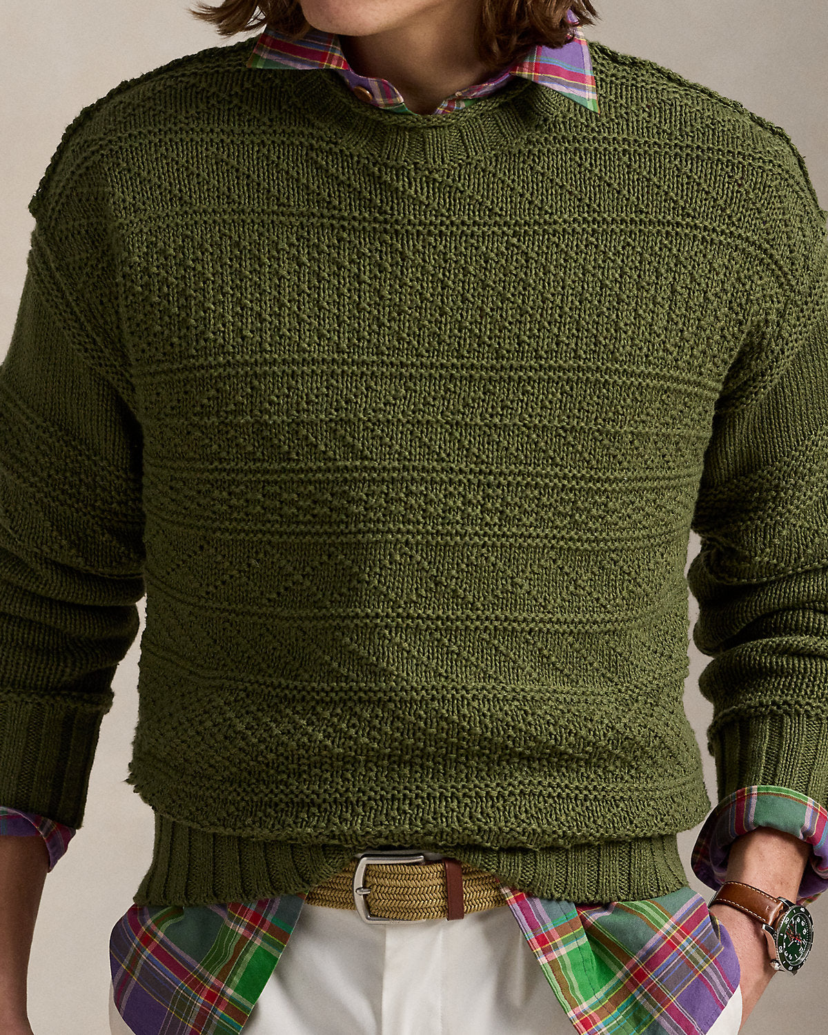 Ralph Lauren Textured LinenCotton Sweater