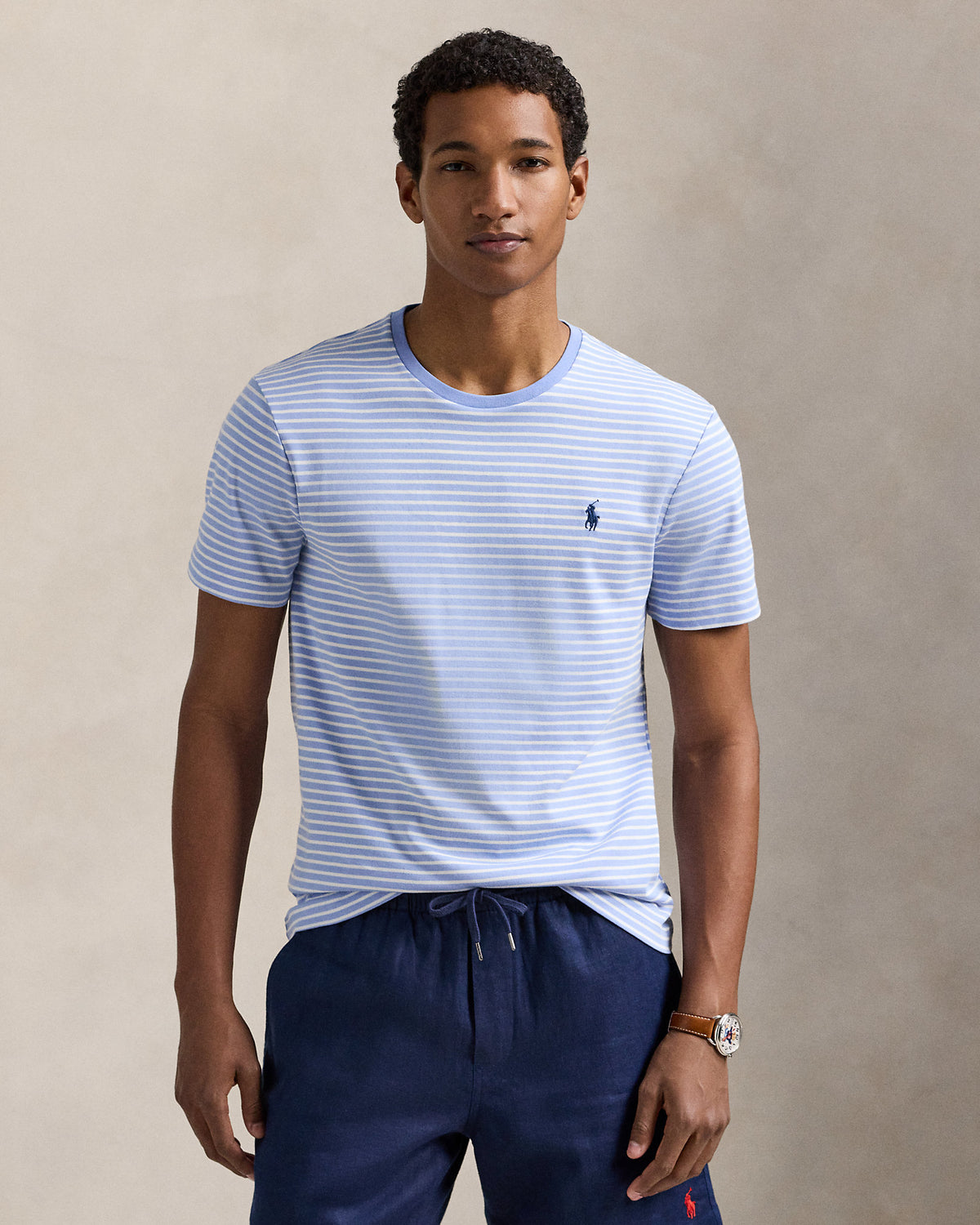 Ralph Lauren Classic Fit Striped Soft Cotton TShirt
