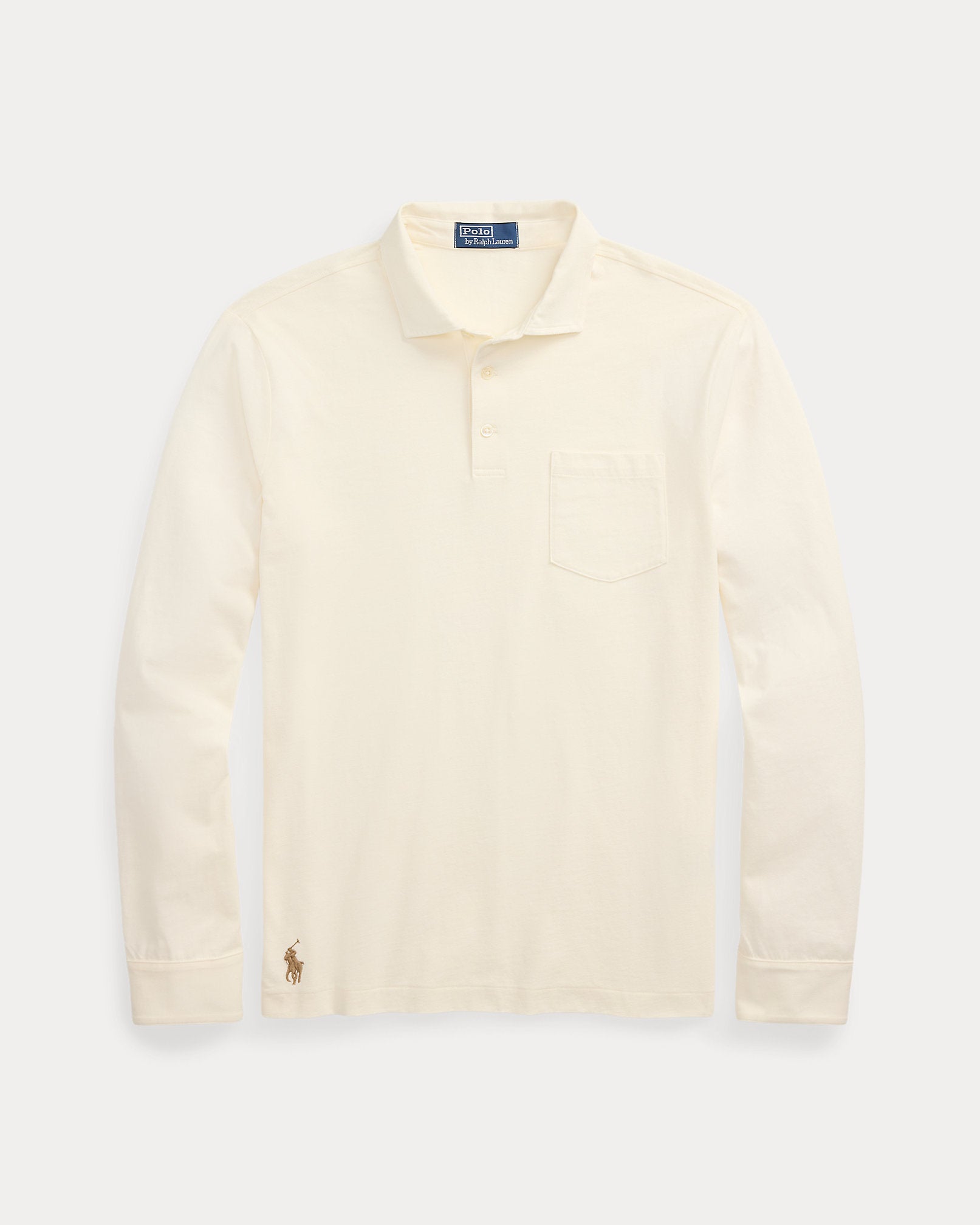 Ralph Lauren Classic Fit Sueded Jersey Polo Shirt