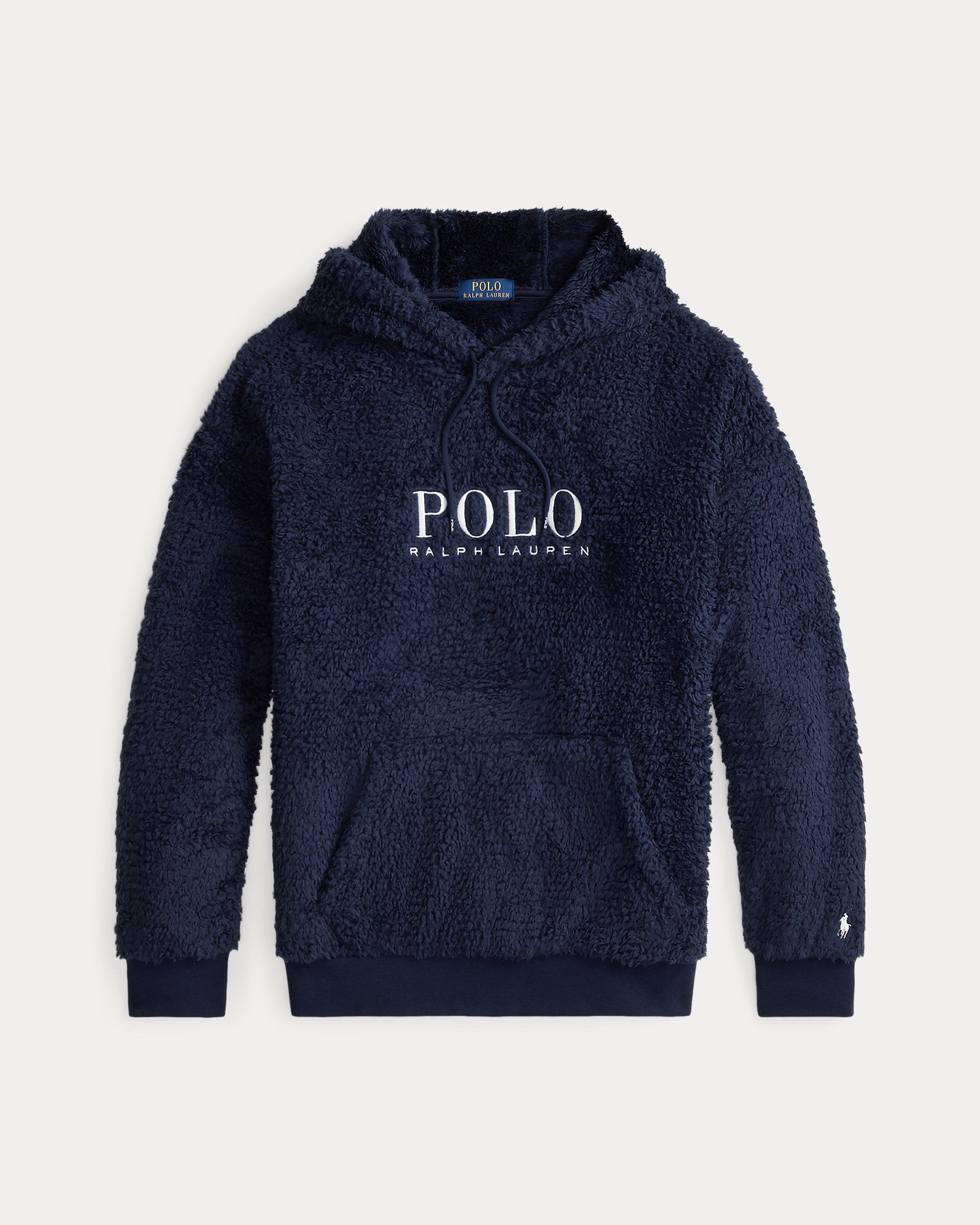 Ralph Lauren Logo Pile Fleece Hoodie