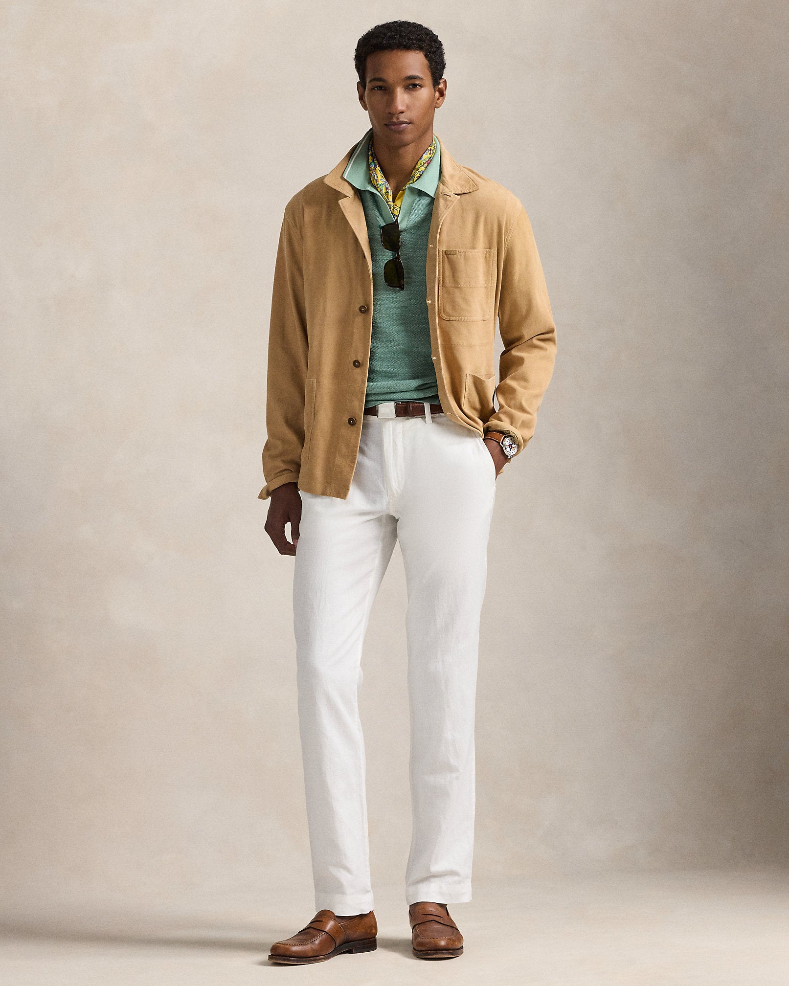 Ralph Lauren Suede Utility Jacket
