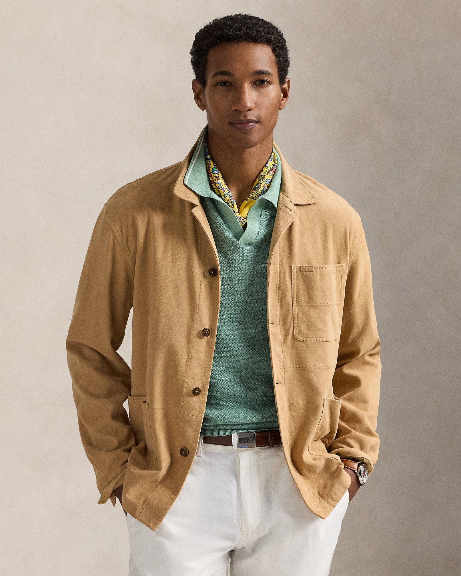 Ralph Lauren Suede Utility Jacket