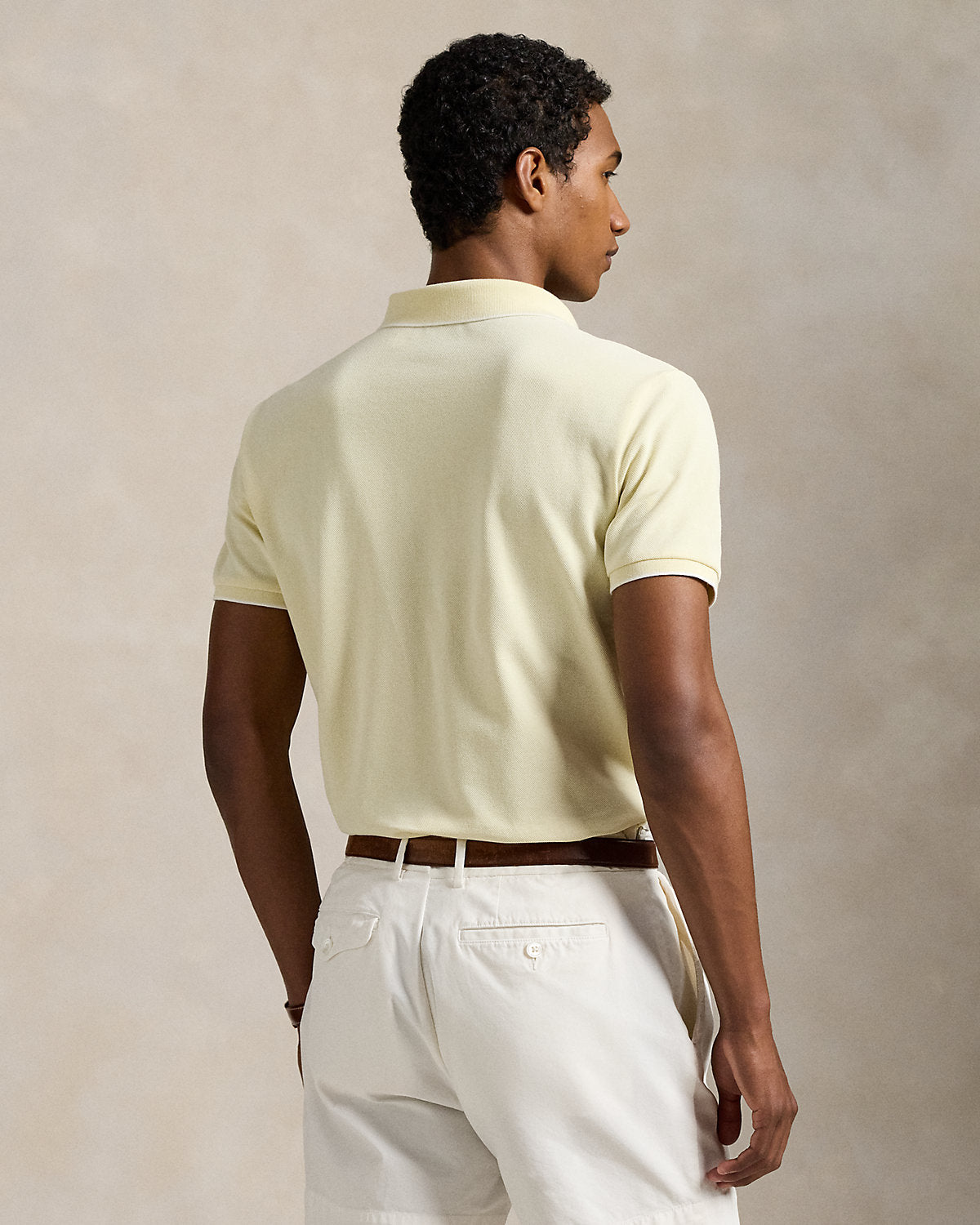 Ralph Lauren Custom Slim Fit Stretch Oxford Mesh Polo