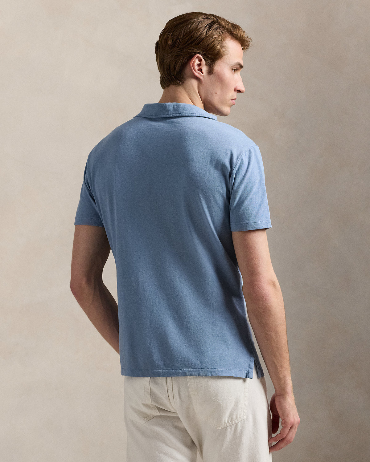 Ralph Lauren Standard Fit CottonLinen Polo Shirt