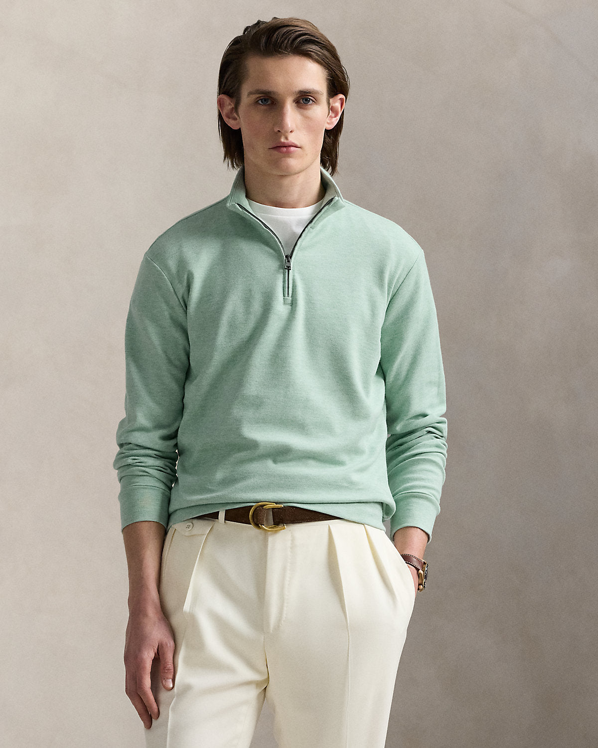 Ralph Lauren Textured QuarterZip Pullover