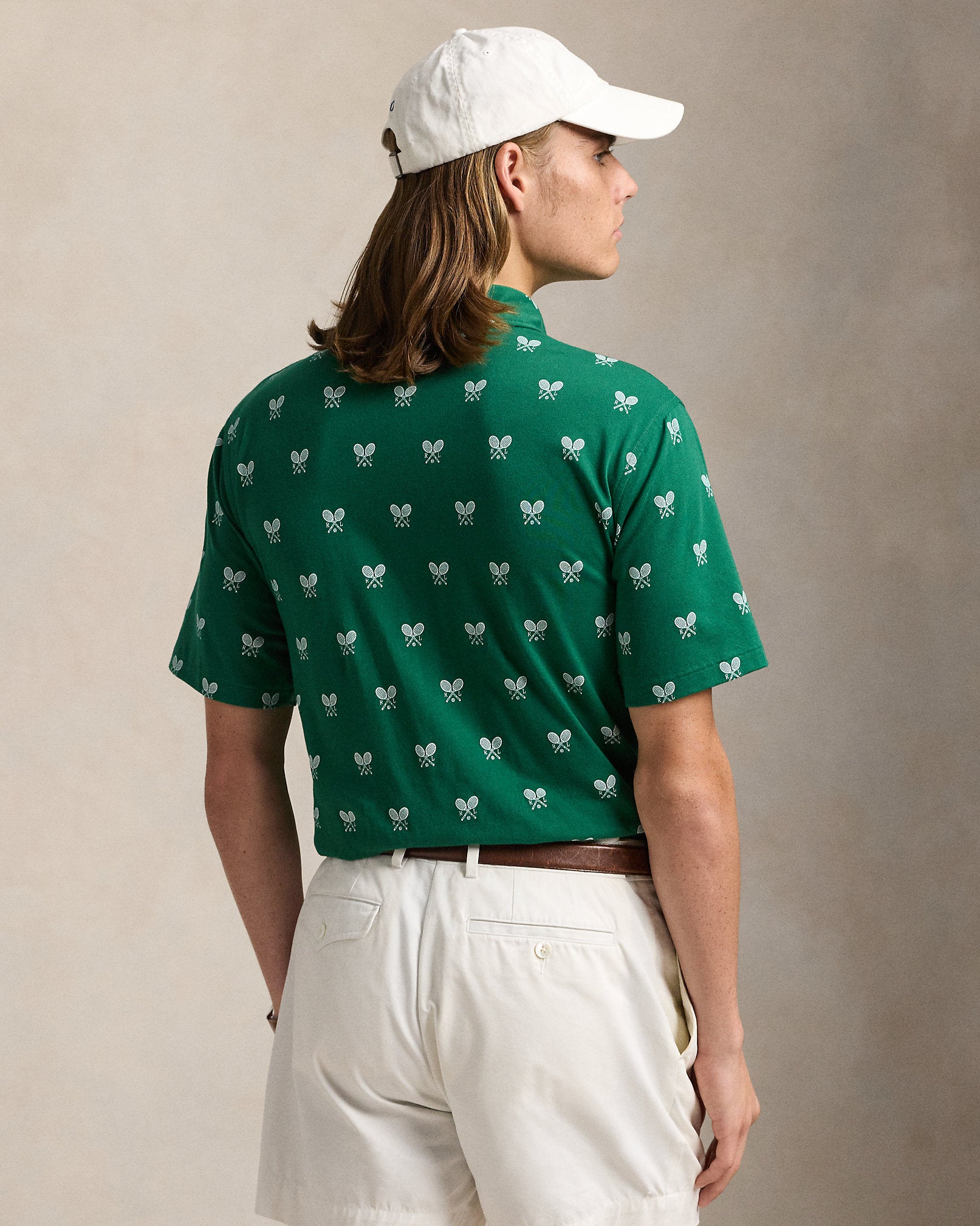 Ralph Lauren Classic Fit RacquetPrint Polo Shirt