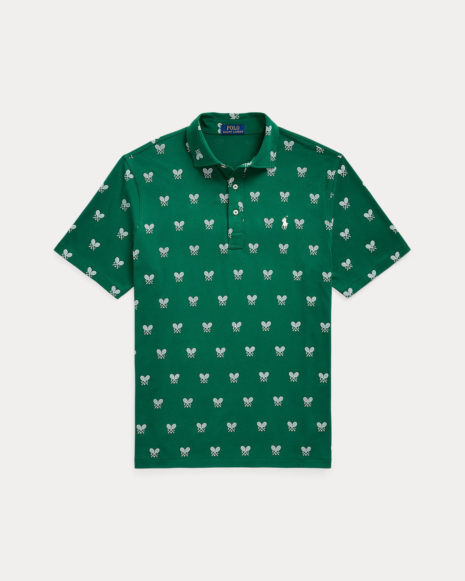 Ralph Lauren Classic Fit RacquetPrint Polo Shirt
