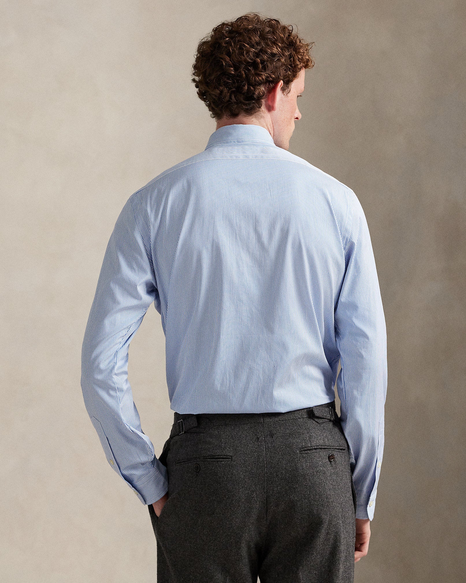 Ralph Lauren Classic Fit Striped Poplin Shirt