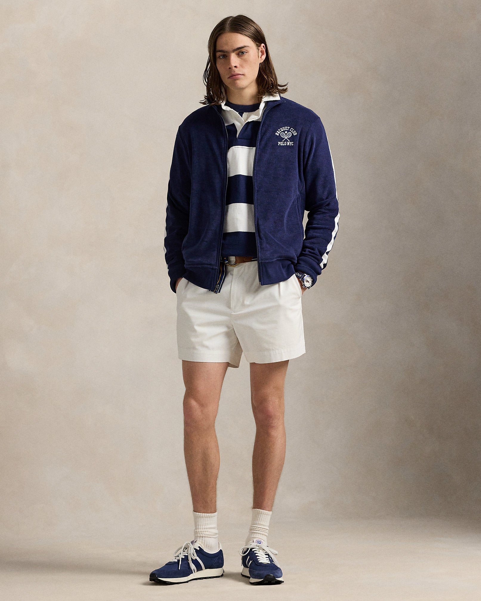 Ralph Lauren Embroidered Terry Track Jacket