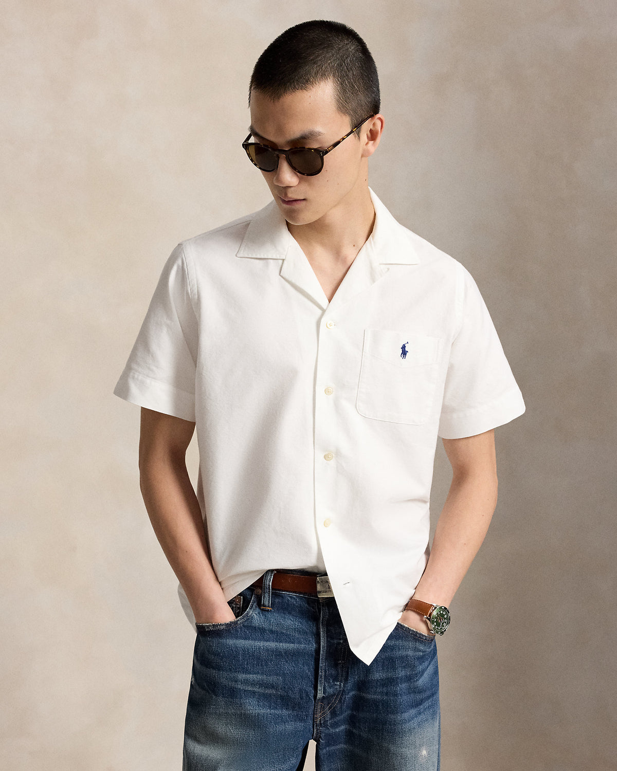 Ralph Lauren Classic Fit Oxford Camp Shirt