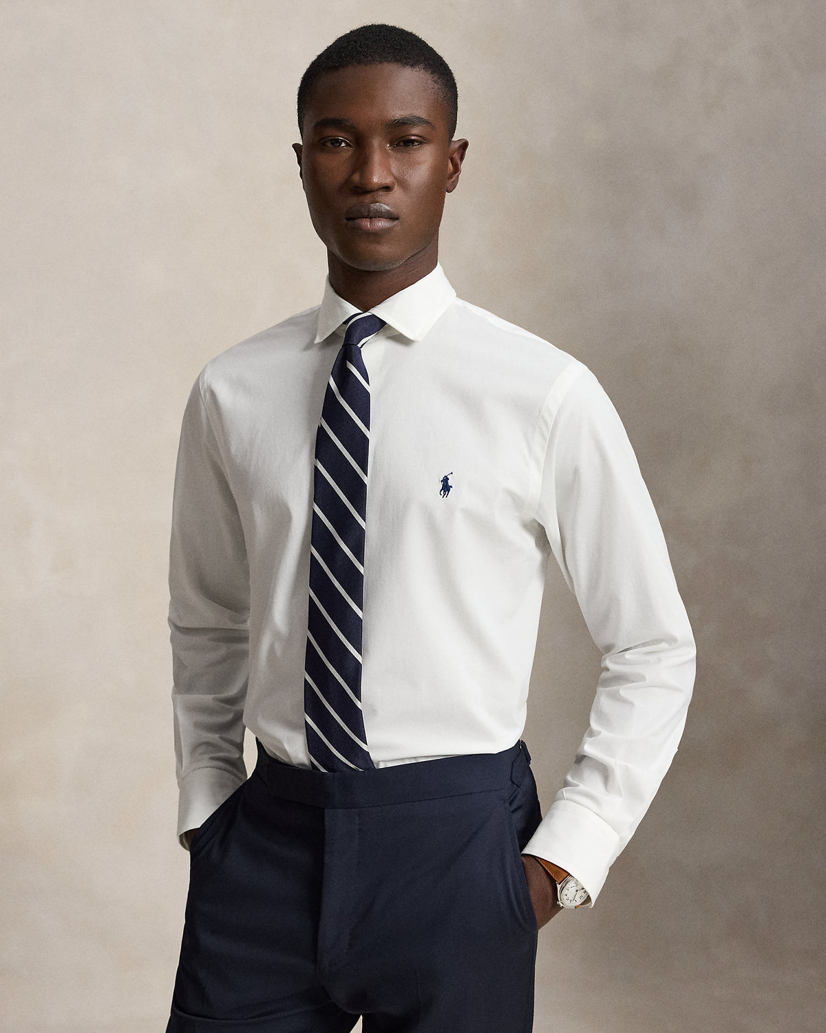 Ralph Lauren Classic Fit Stretch Poplin Shirt