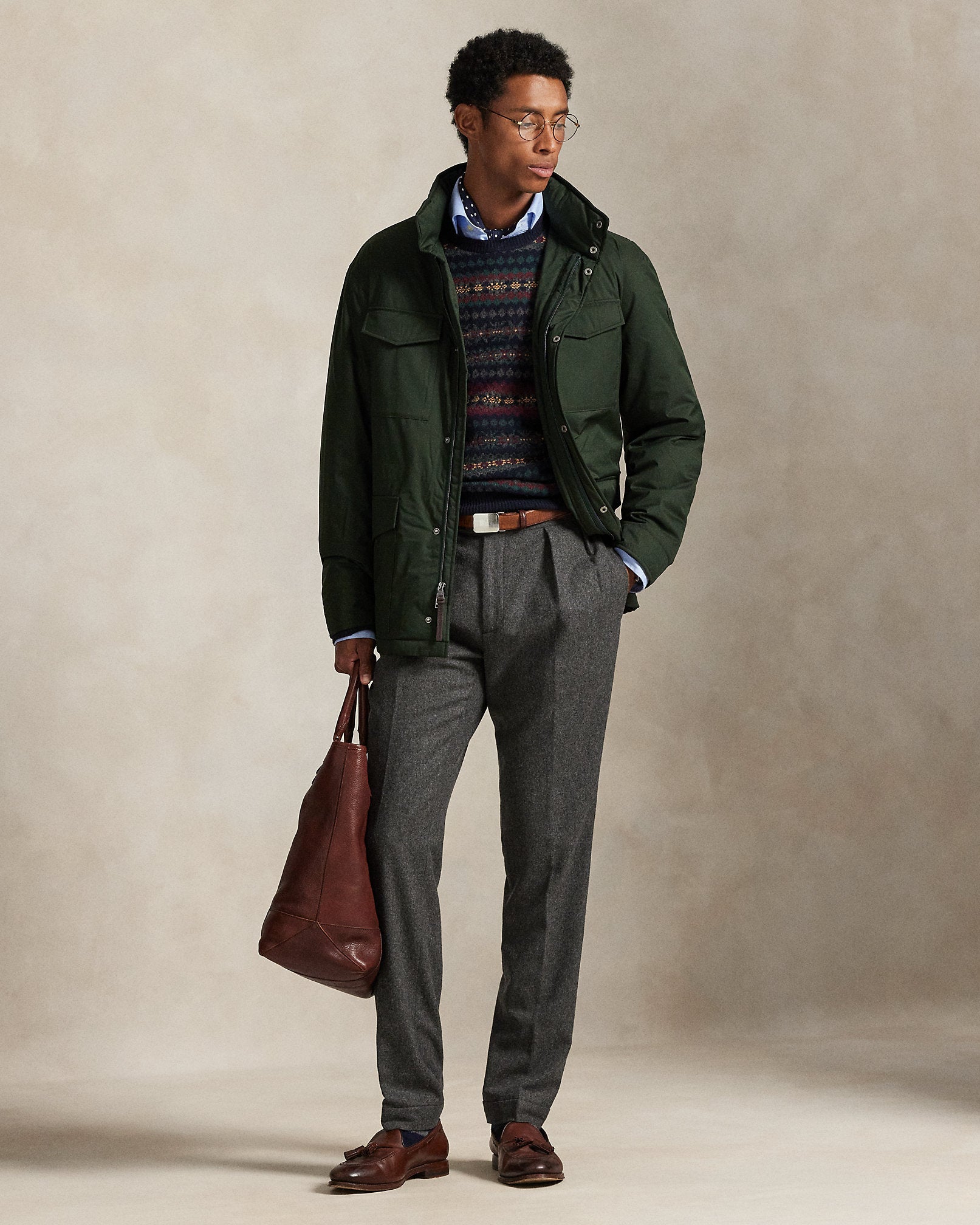 Ralph Lauren The Abottson Gabardine Field Jacket