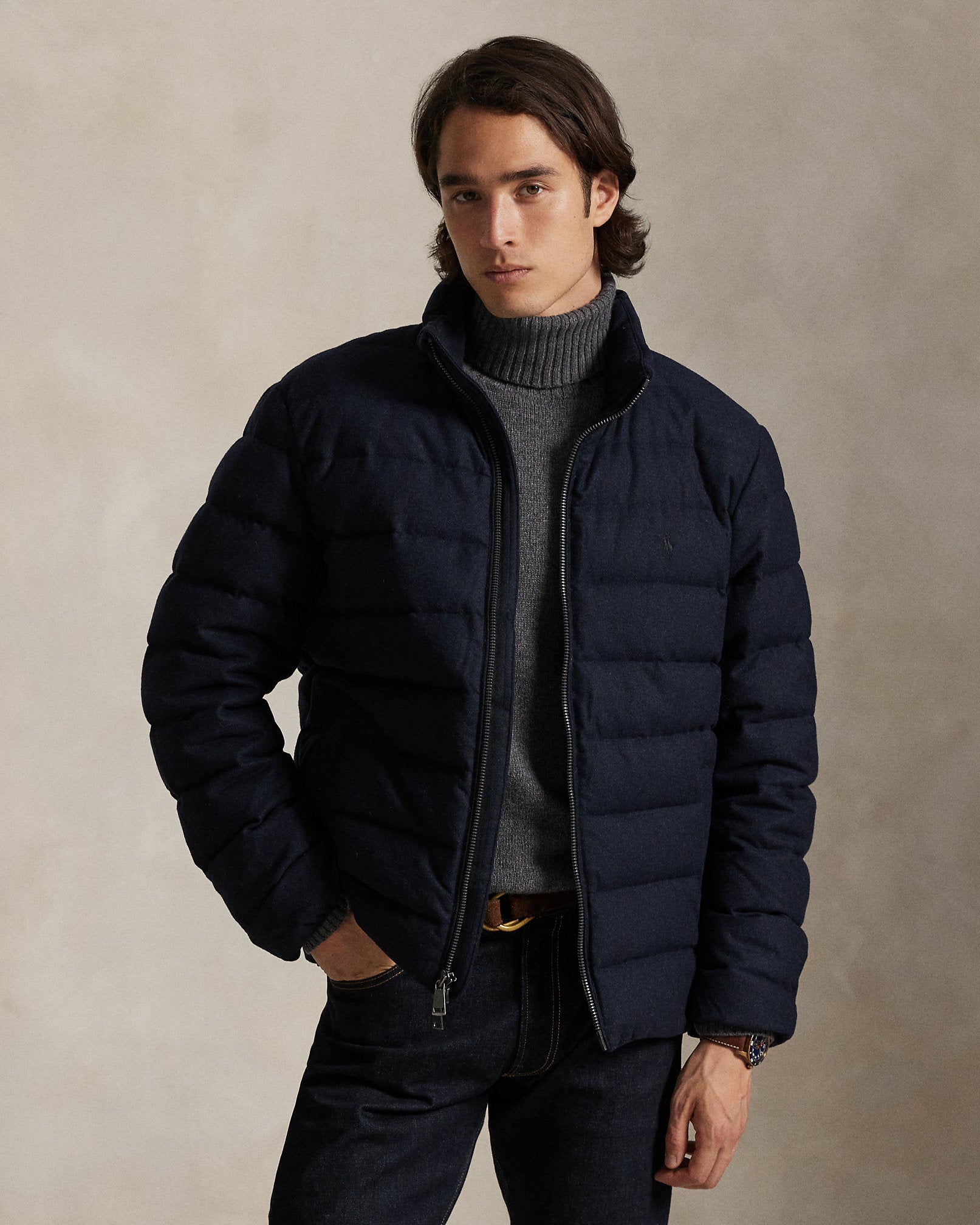 Ralph Lauren The Colden Herringbone Down Jacket