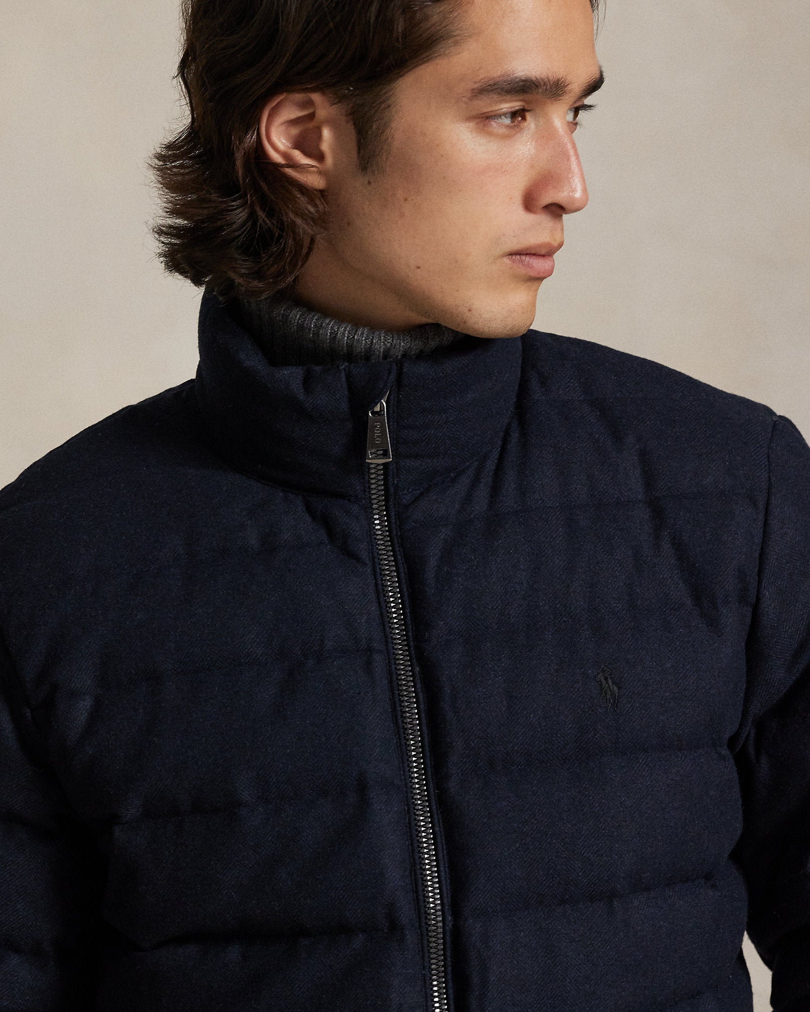 Ralph Lauren The Colden Herringbone Down Jacket