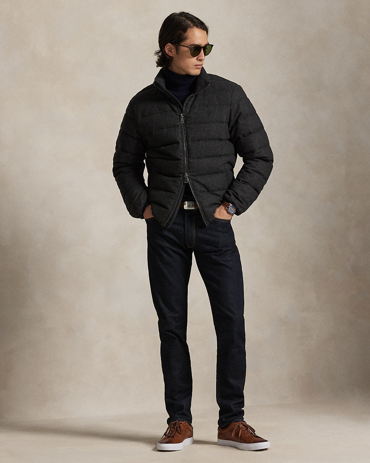 Ralph Lauren The Colden Herringbone Down Jacket