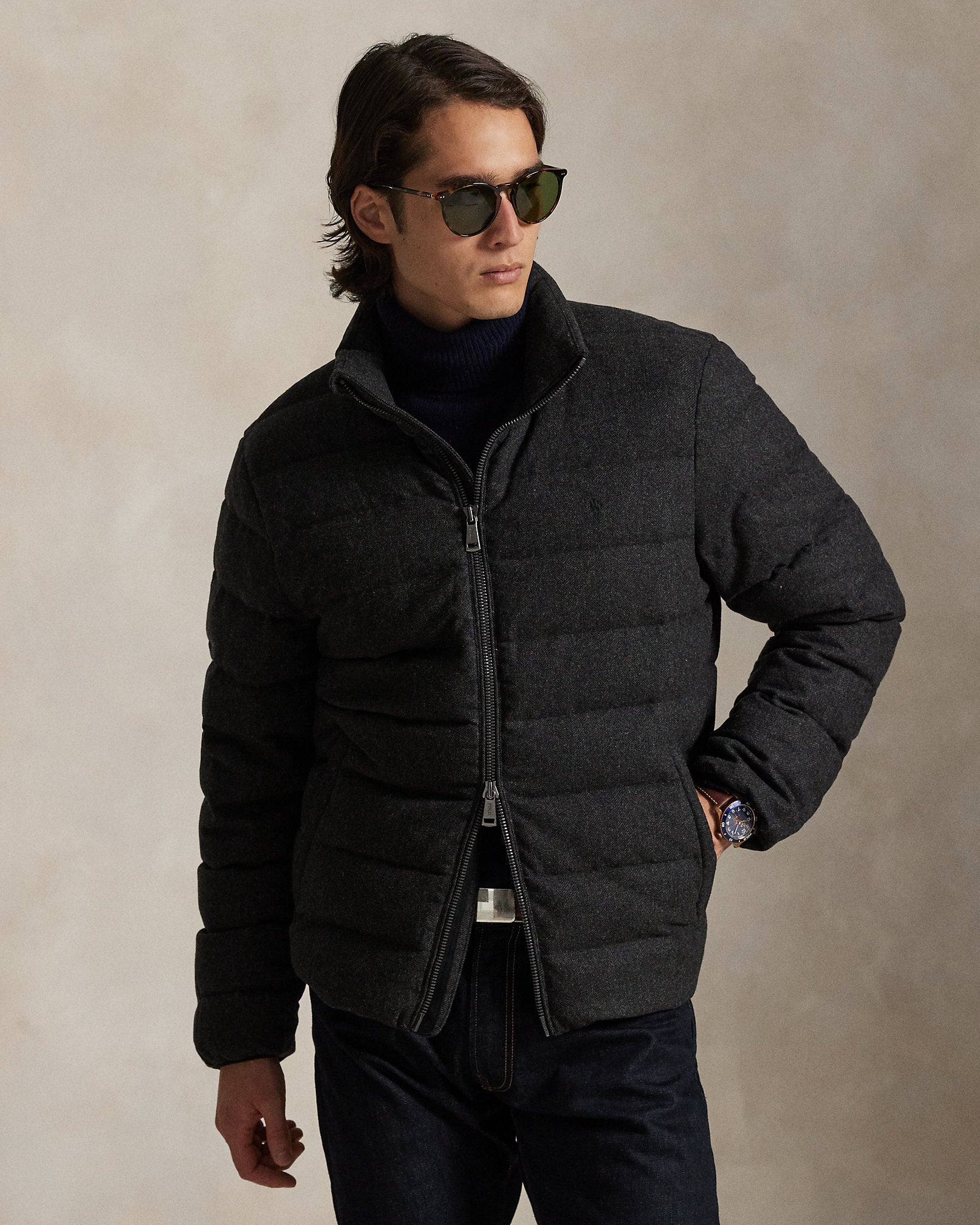 Ralph Lauren The Colden Herringbone Down Jacket