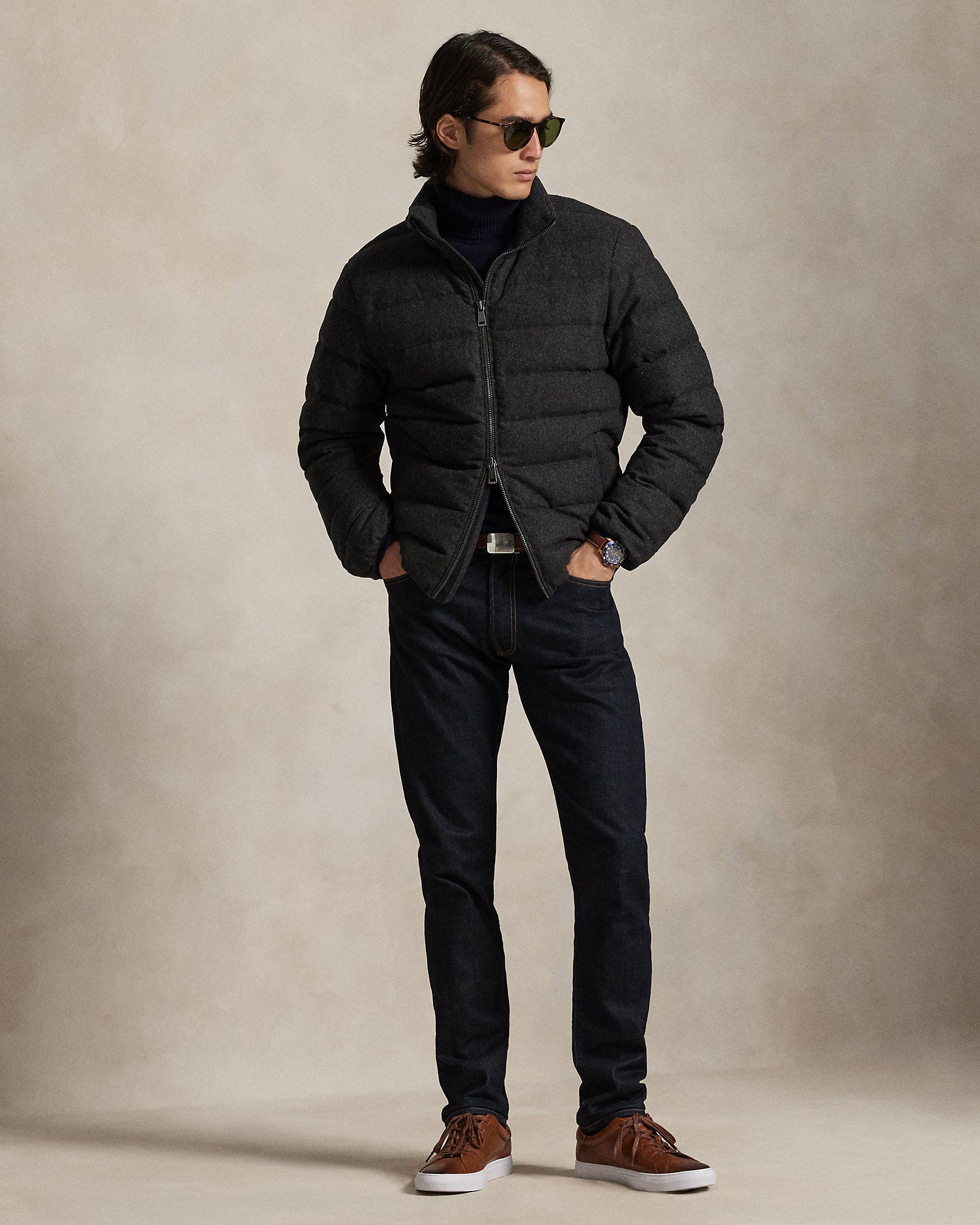 Ralph Lauren The Colden Herringbone Down Jacket
