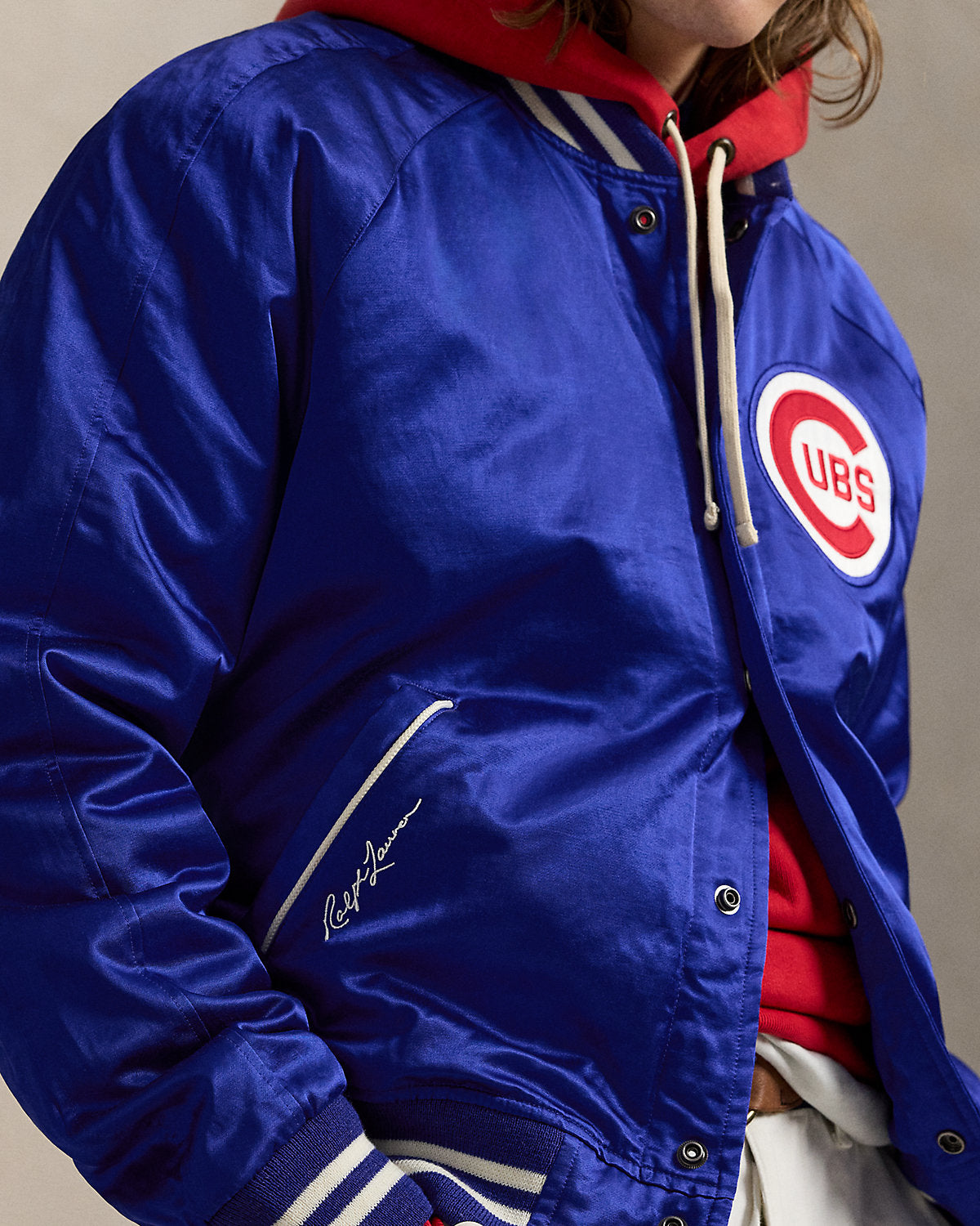Ralph Lauren Polo Ralph Lauren Cubs Satin Jacket