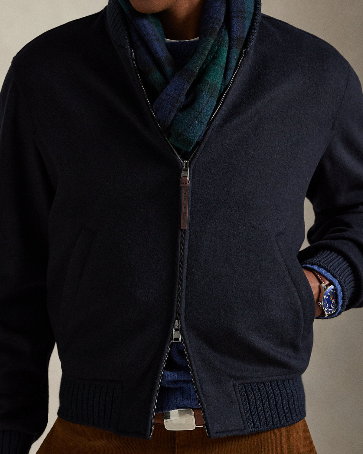 Ralph Lauren The Mather DoubleFaced Flight Jacket