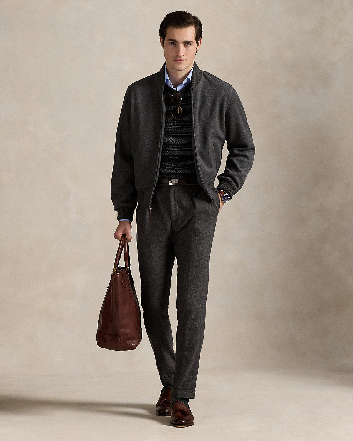 Ralph Lauren The Mather DoubleFaced Flight Jacket