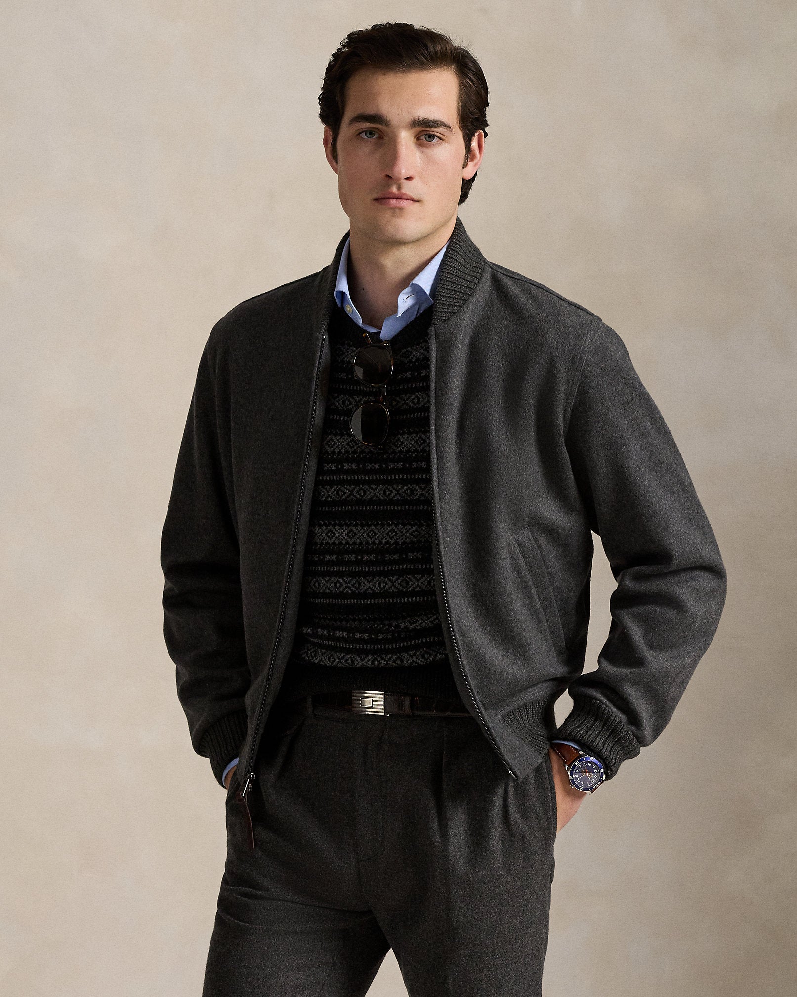 Ralph Lauren The Mather DoubleFaced Flight Jacket