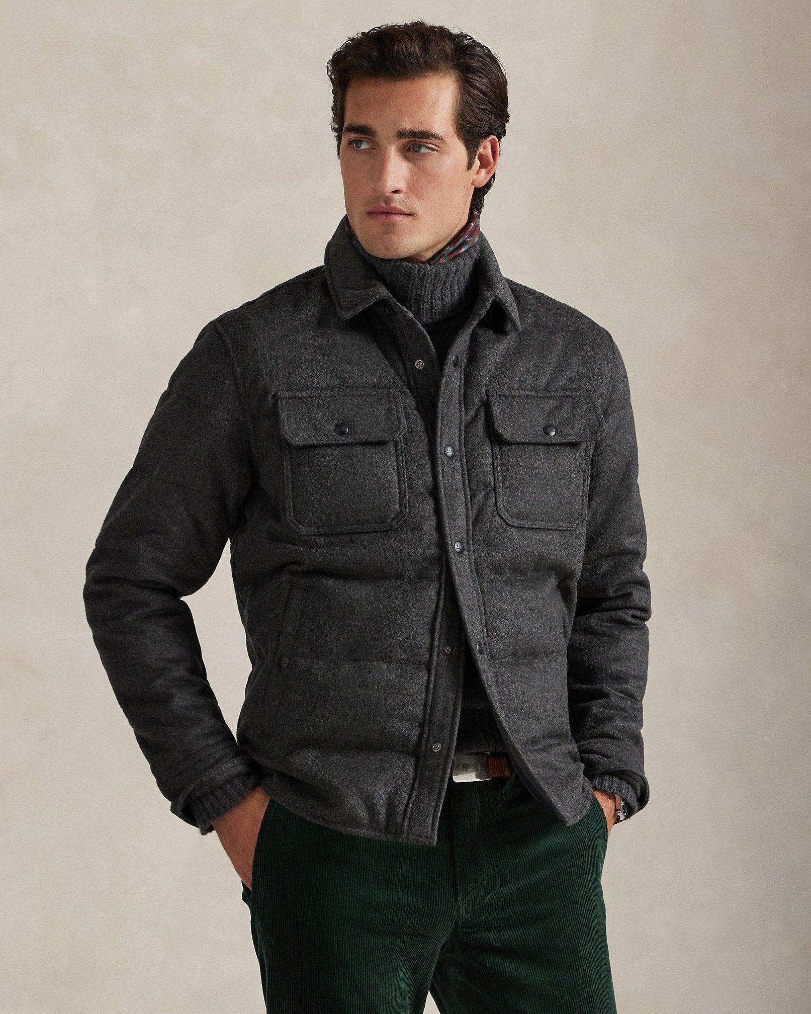 Ralph Lauren The Lewis Melton Shirt Jacket