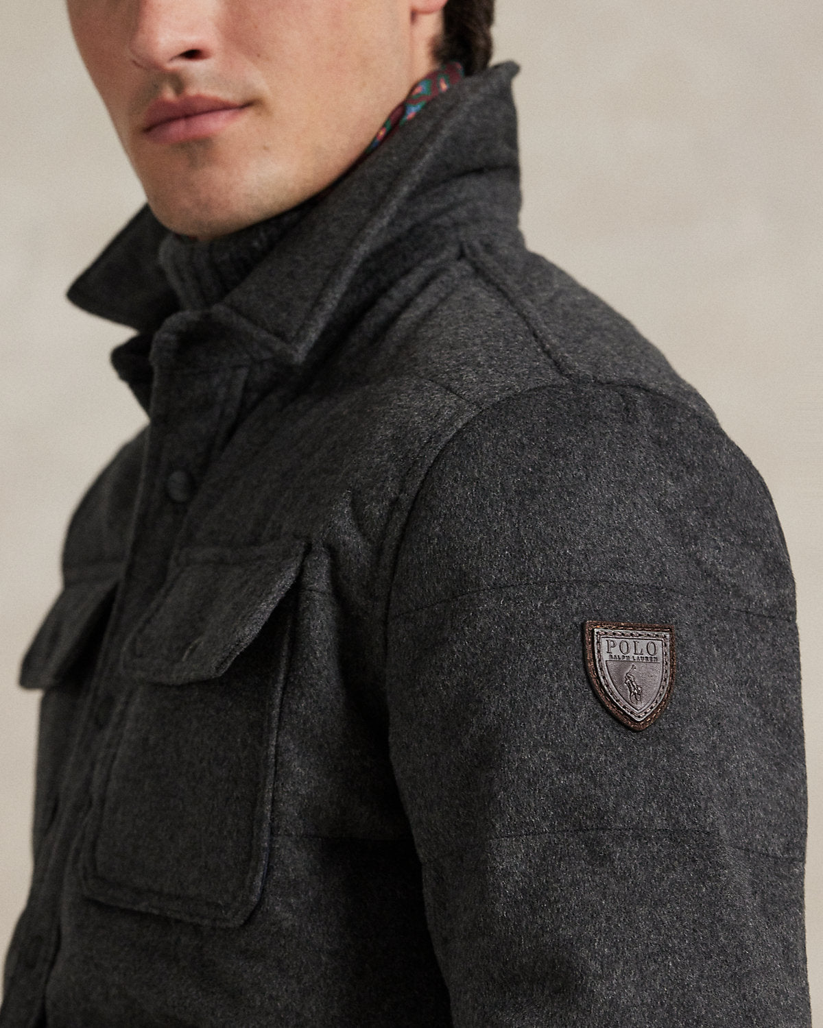 Ralph Lauren The Lewis Melton Shirt Jacket