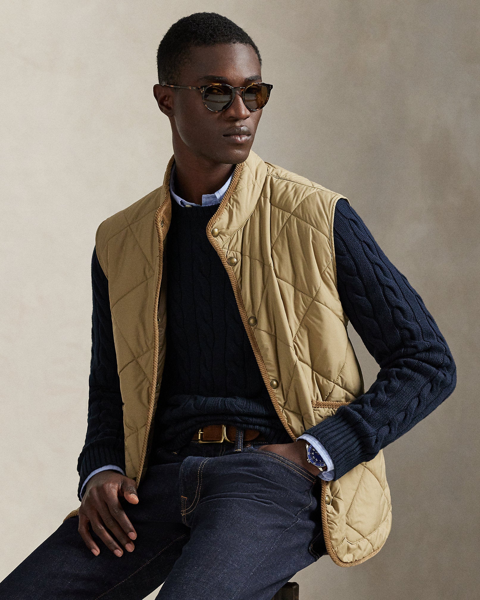 Ralph Lauren The Hurston Quilted Utility Vest