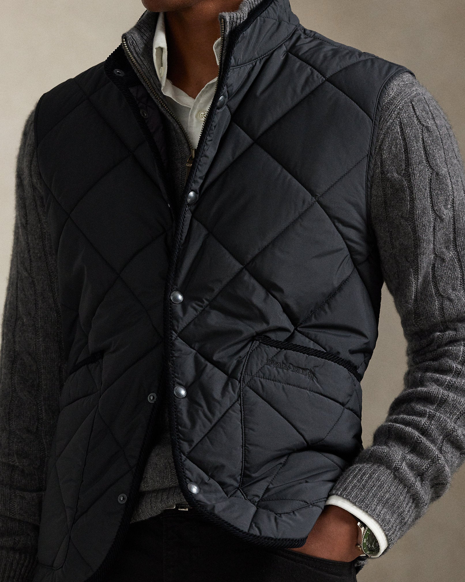 Ralph Lauren The Hurston Quilted Utility Vest