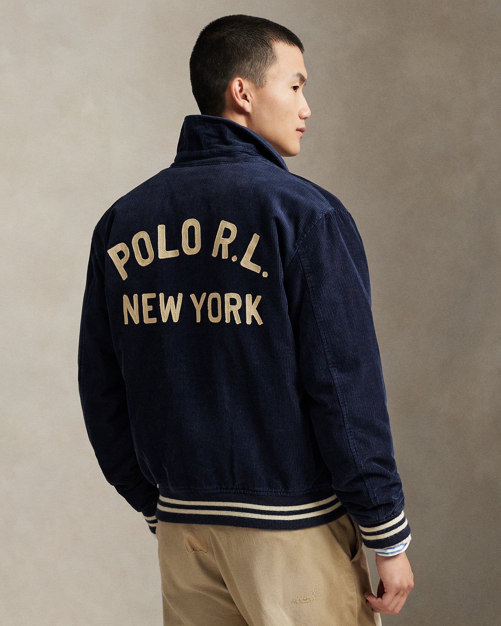 Ralph Lauren Corduroy Letter Jacket