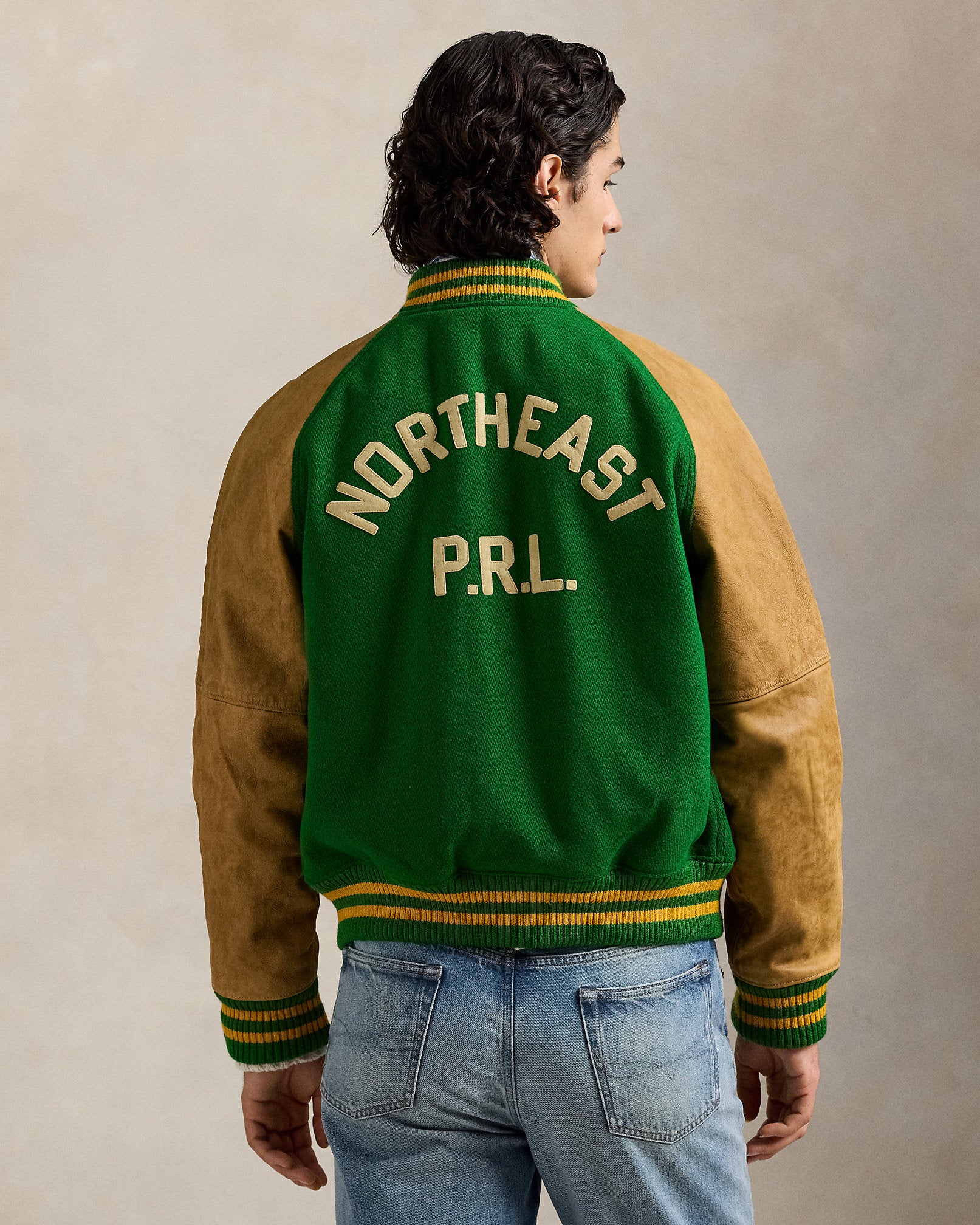 Ralph Lauren VintageInspired Letterman Jacket