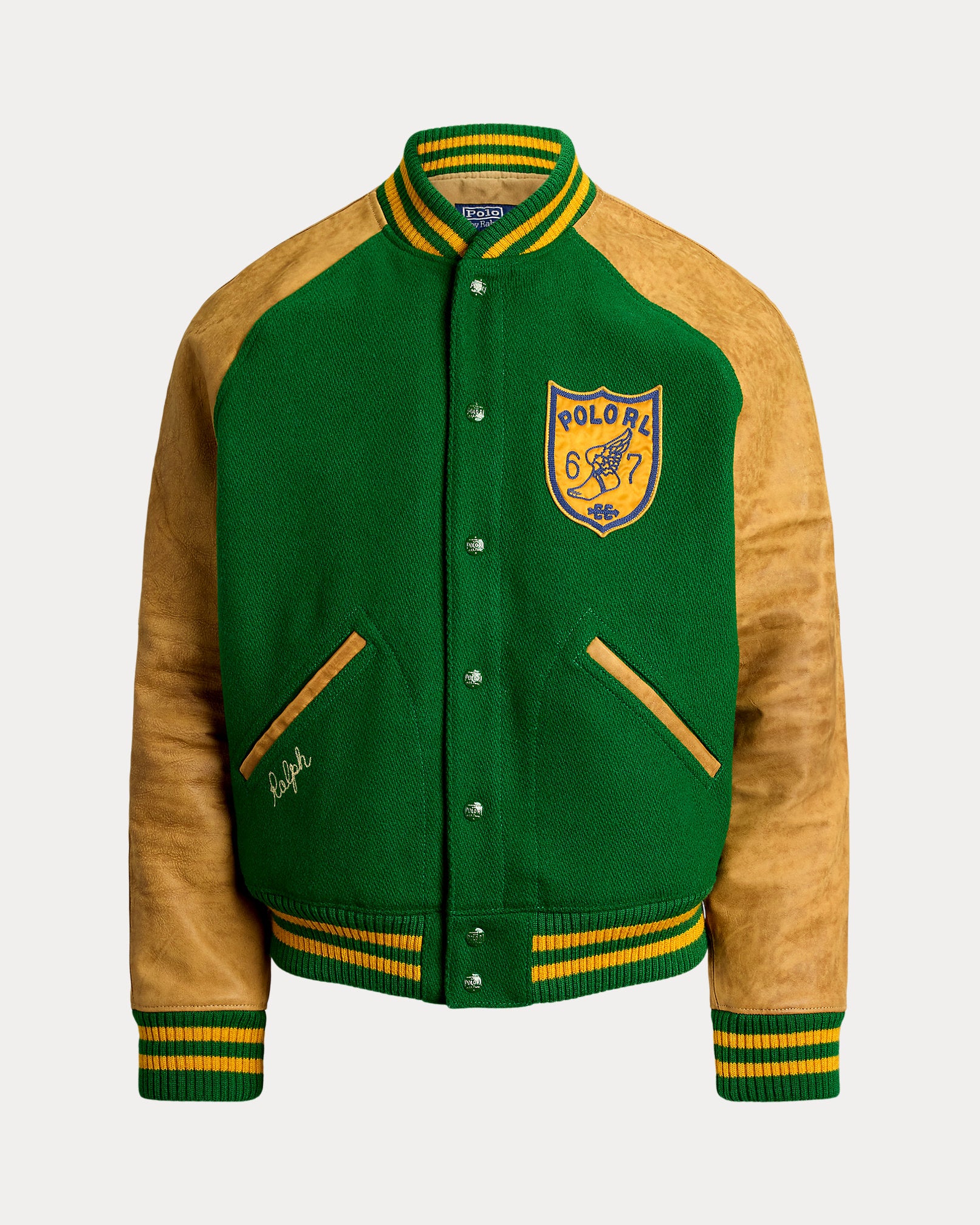 Ralph Lauren VintageInspired Letterman Jacket