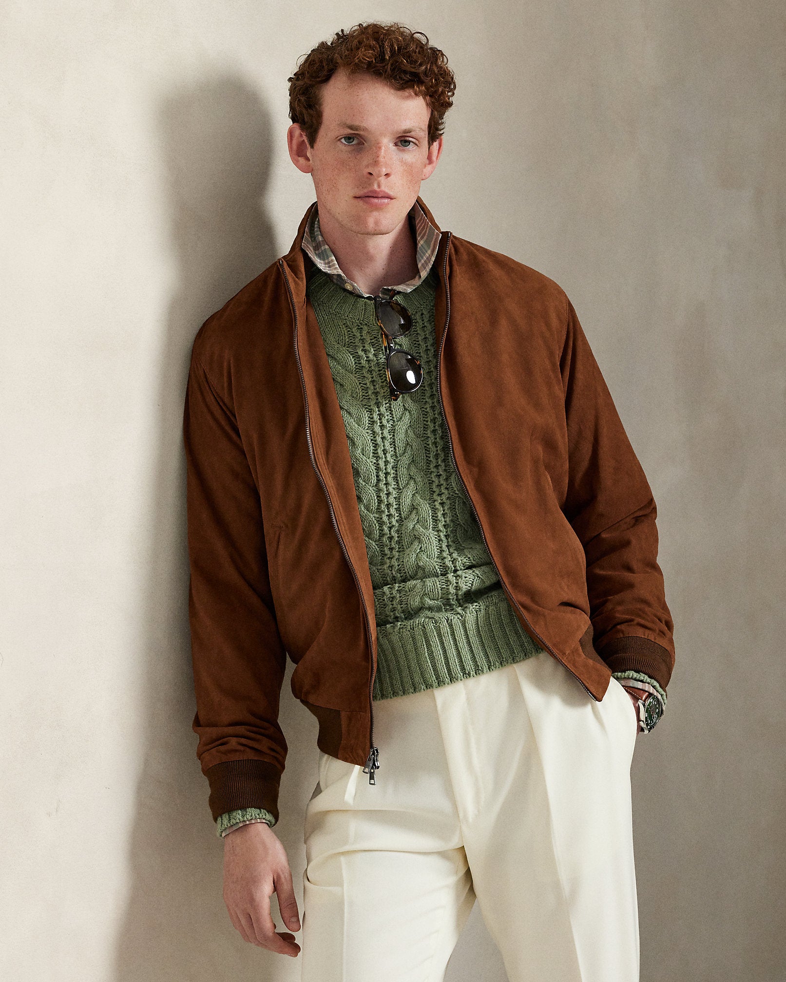 Ralph Lauren The Charleton Suede Jacket