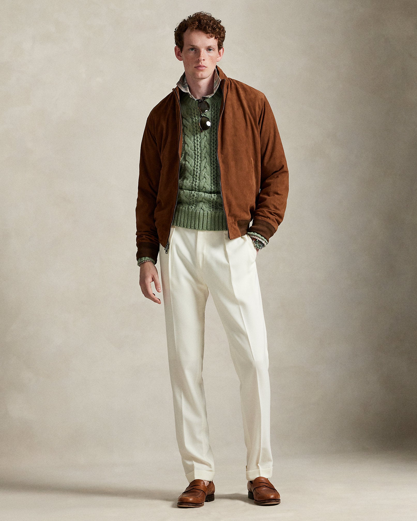 Ralph Lauren The Charleton Suede Jacket