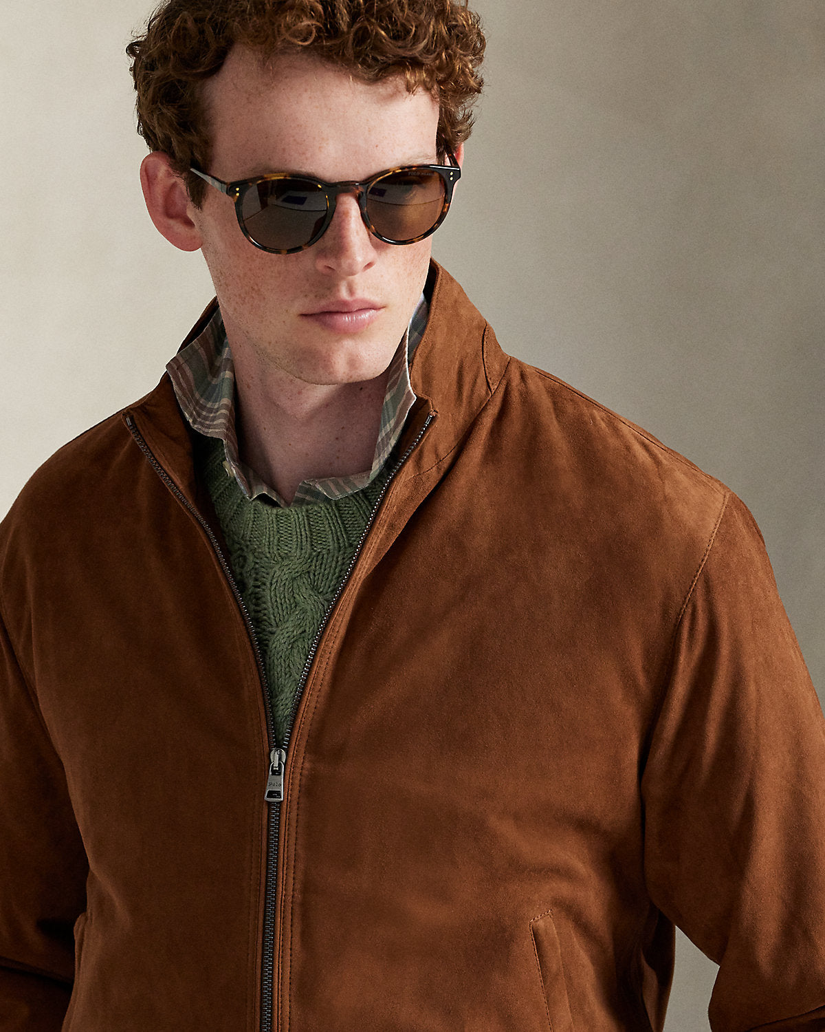 Ralph Lauren The Charleton Suede Jacket