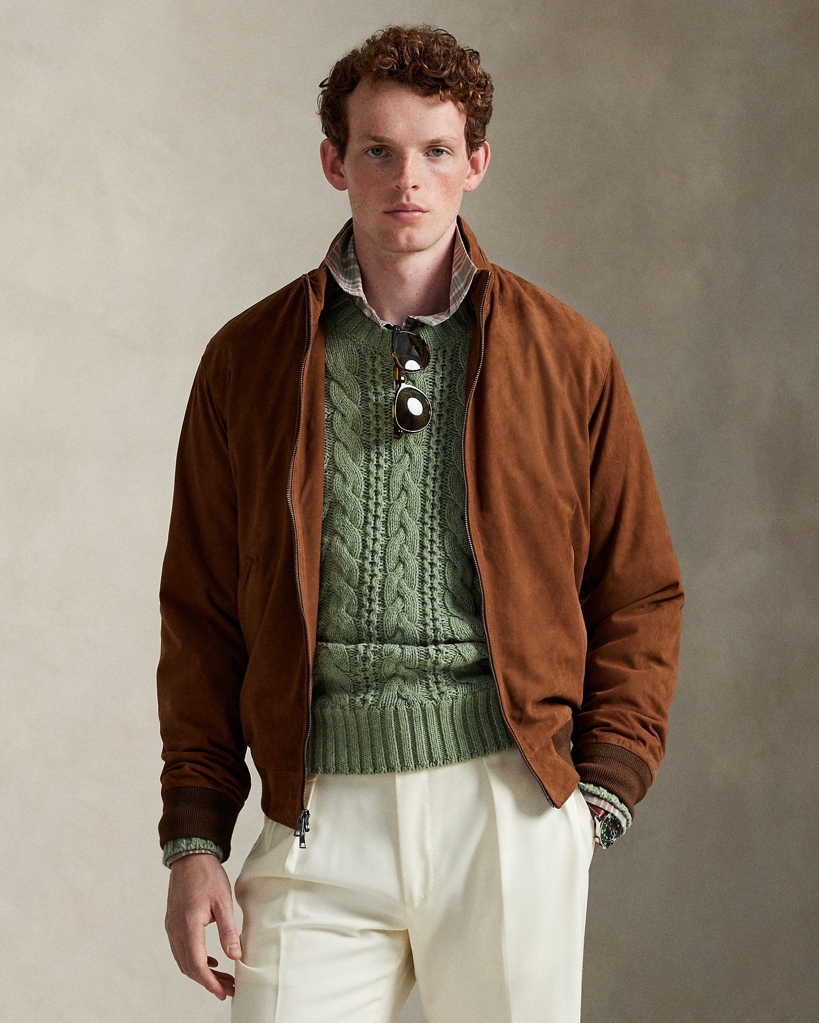 Ralph Lauren The Charleton Suede Jacket